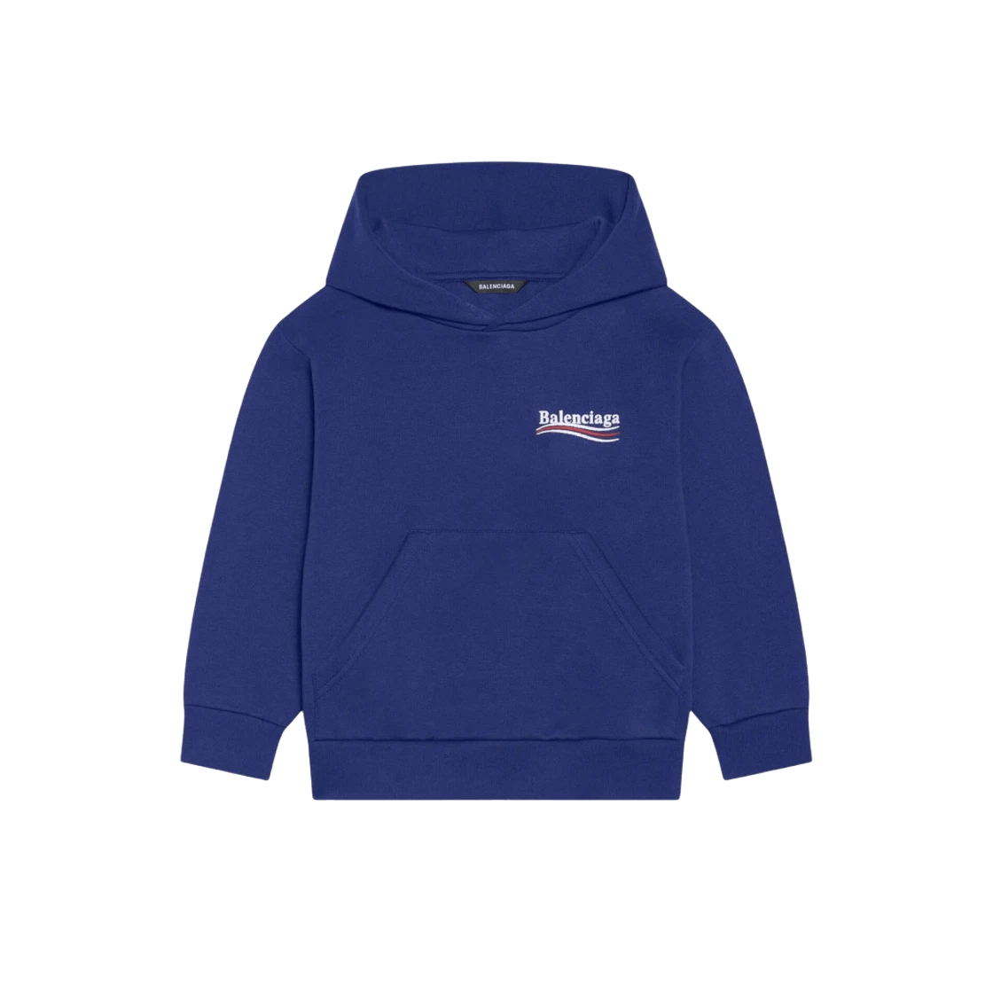 Balenciaga o1bcso1str0625 Size: KIDS 2 / Political Campaign Hoodie Blue Size US XXS / EU 40 - 1 Thumbnail