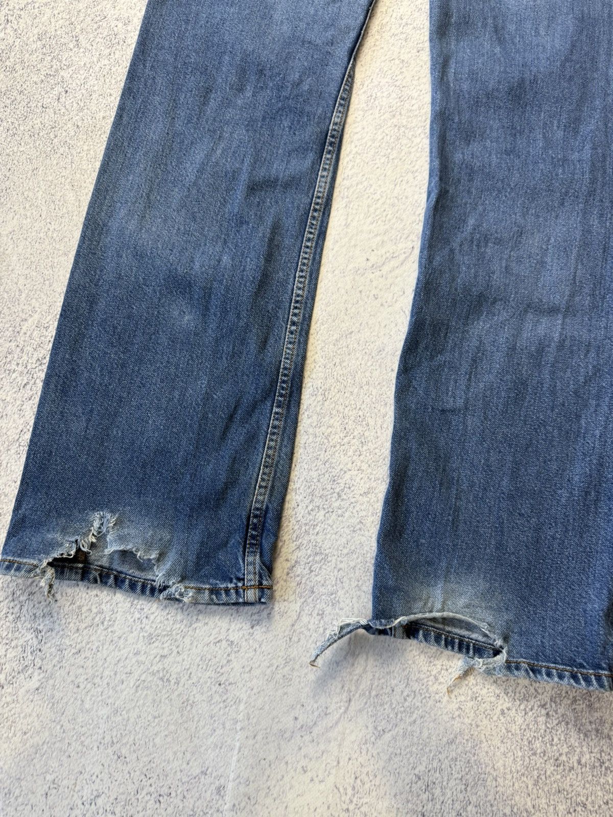 Diesel Men's Vintage Diesel Industry Distressed Faded Jeans Size 32 Size US 32 / EU 48 - 9 Thumbnail