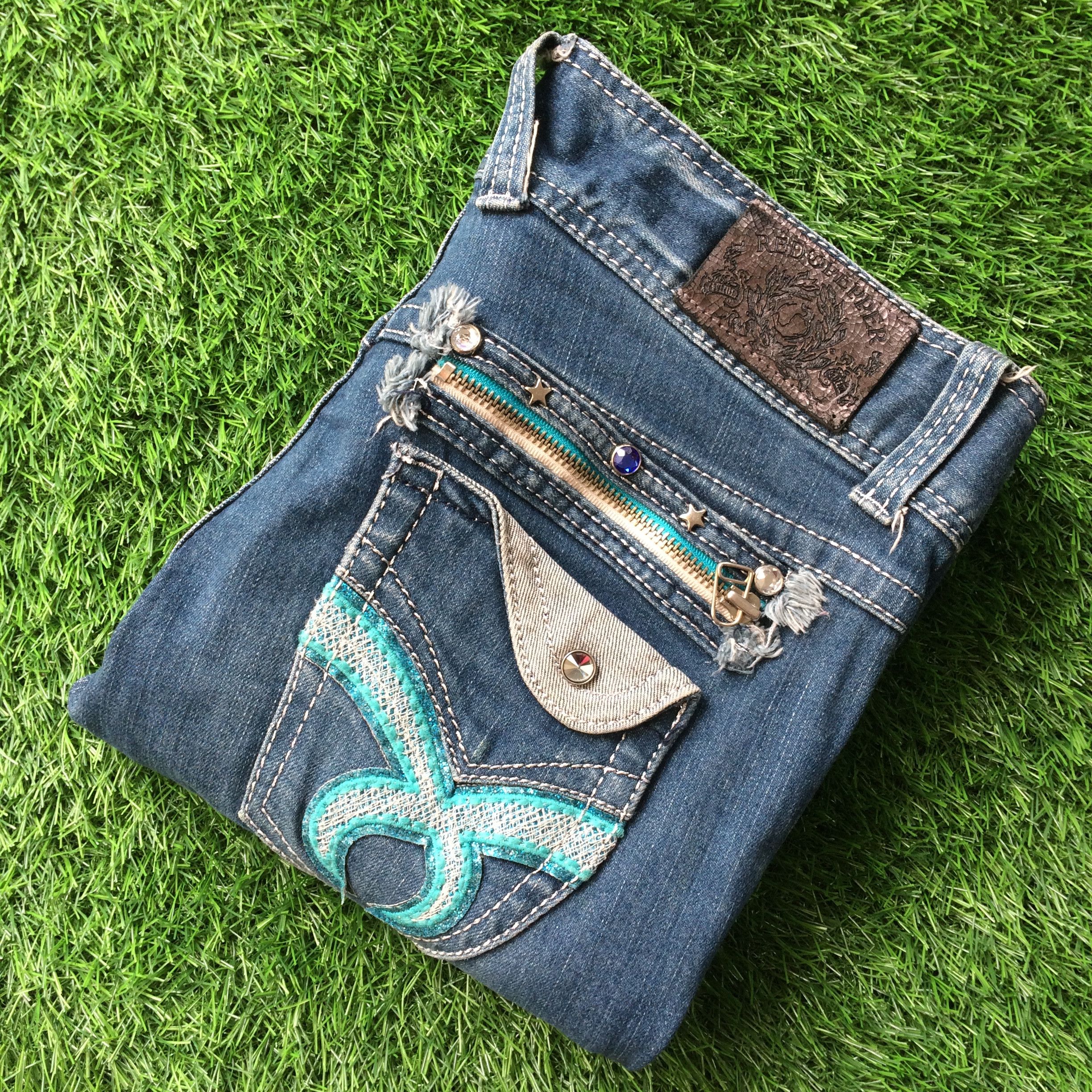 If Six Was Nine × Japanese Brand Red Pepper Bootcut Denim Jeans D-700 Size US 28 / EU 44 - 9 Thumbnail