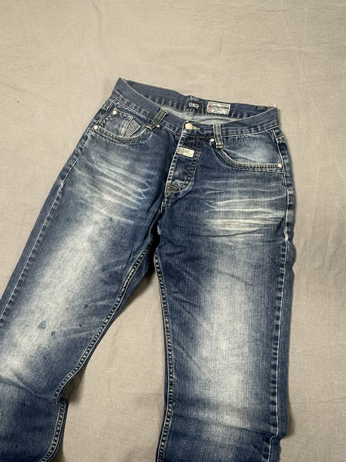 Dolce & Gabbana Vintage Dolce Gabbana Faded Distressed Denim Pants Y2K Size US 30 / EU 46 - 3 Thumbnail