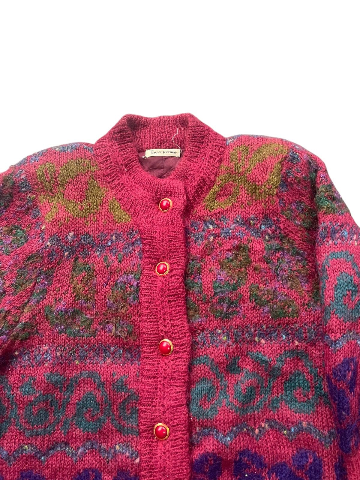Japanese Brand Vintage Mohair Tempu Purimo Jacket Size M / US 6-8 / IT 42-44 - 3 Thumbnail