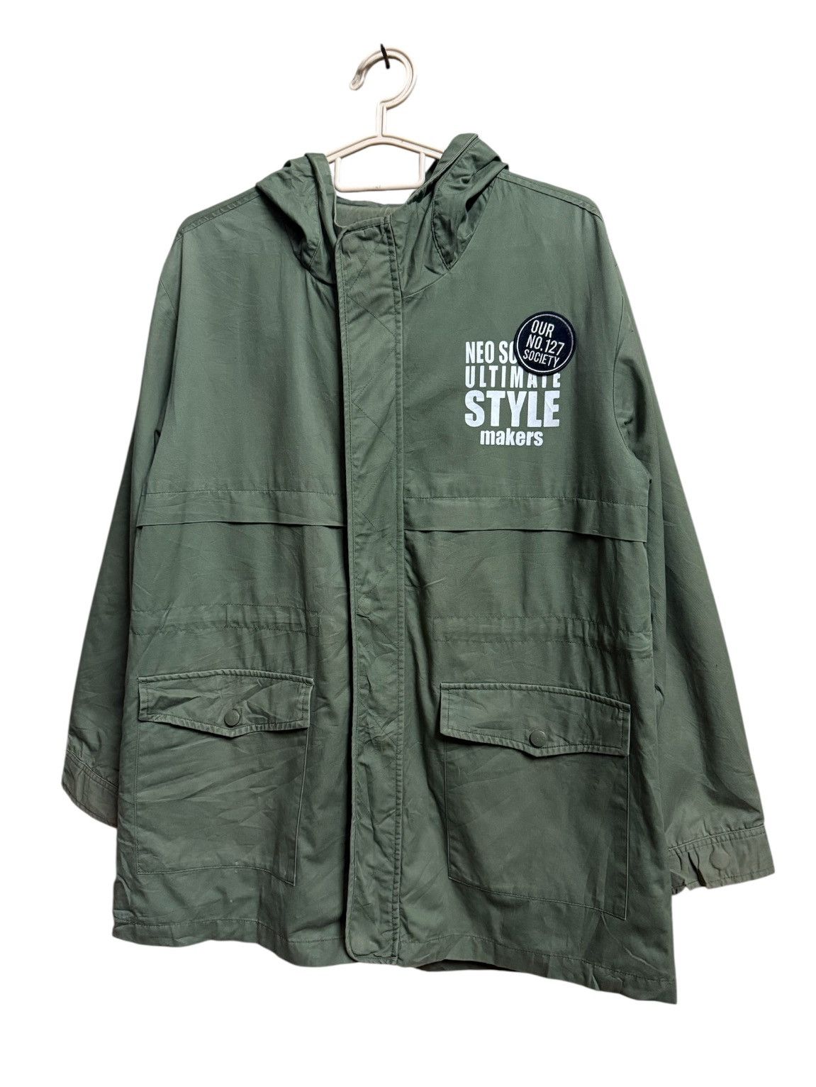 Japanese Brand SOCIETY 15 Parka Jacket Size US L / EU 52-54 / 3 - 3 Thumbnail