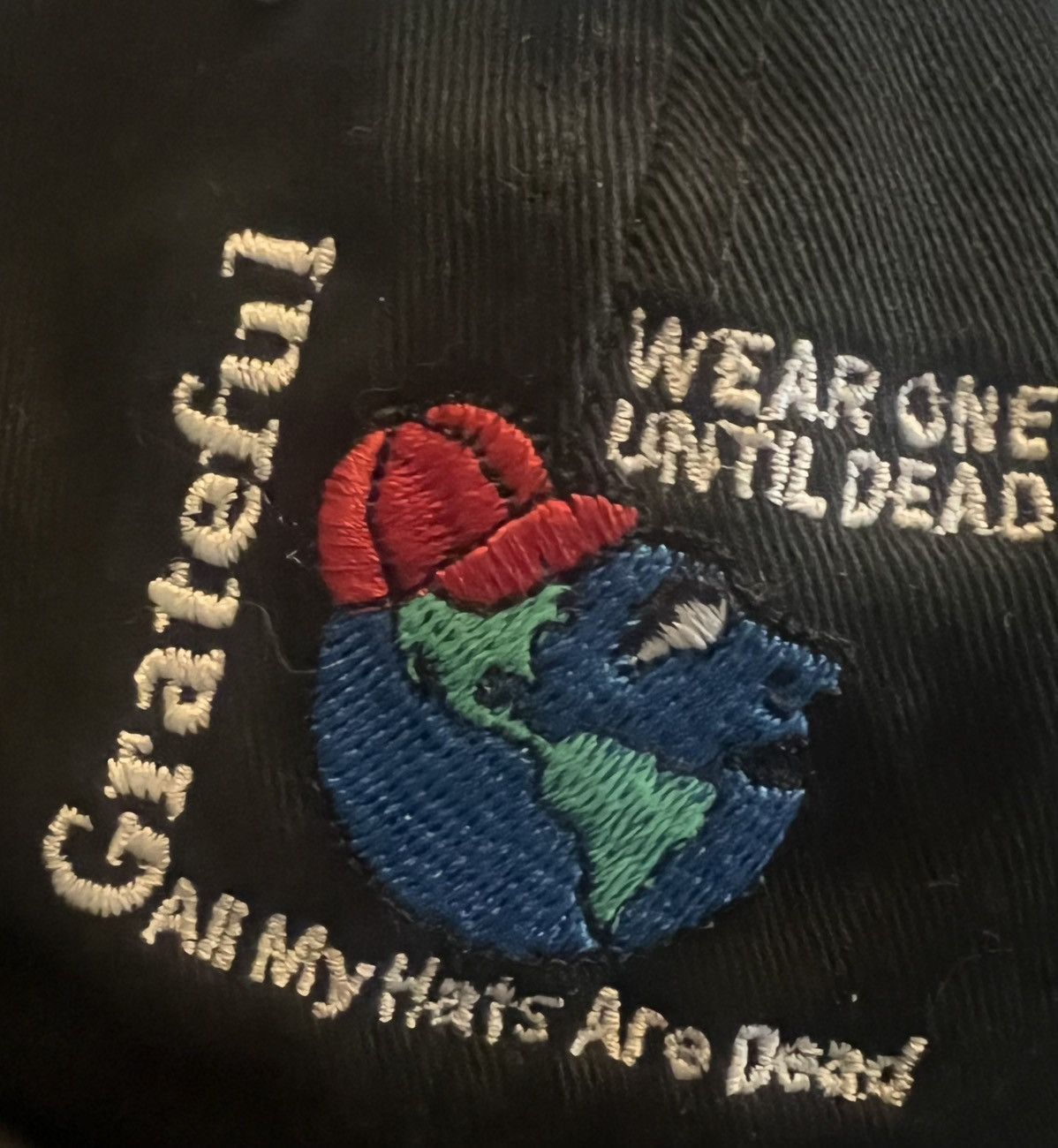 AllMyHatsAreDead All My Hats Are Dead Vintage Dad Cap Grateful Dead Size ONE SIZE - 5 Thumbnail