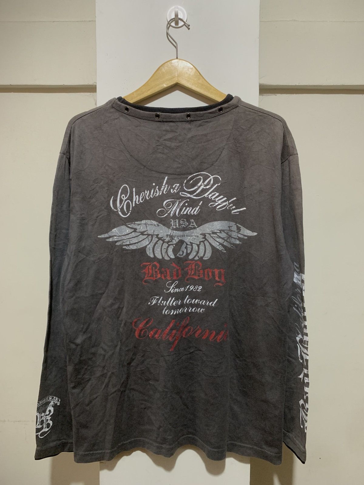 14th Addiction Japanese Bad Boys DoubleLayer LGB Vale Style Long Sleeve Tee Size US XL / EU 56 / 4 - 14 Thumbnail