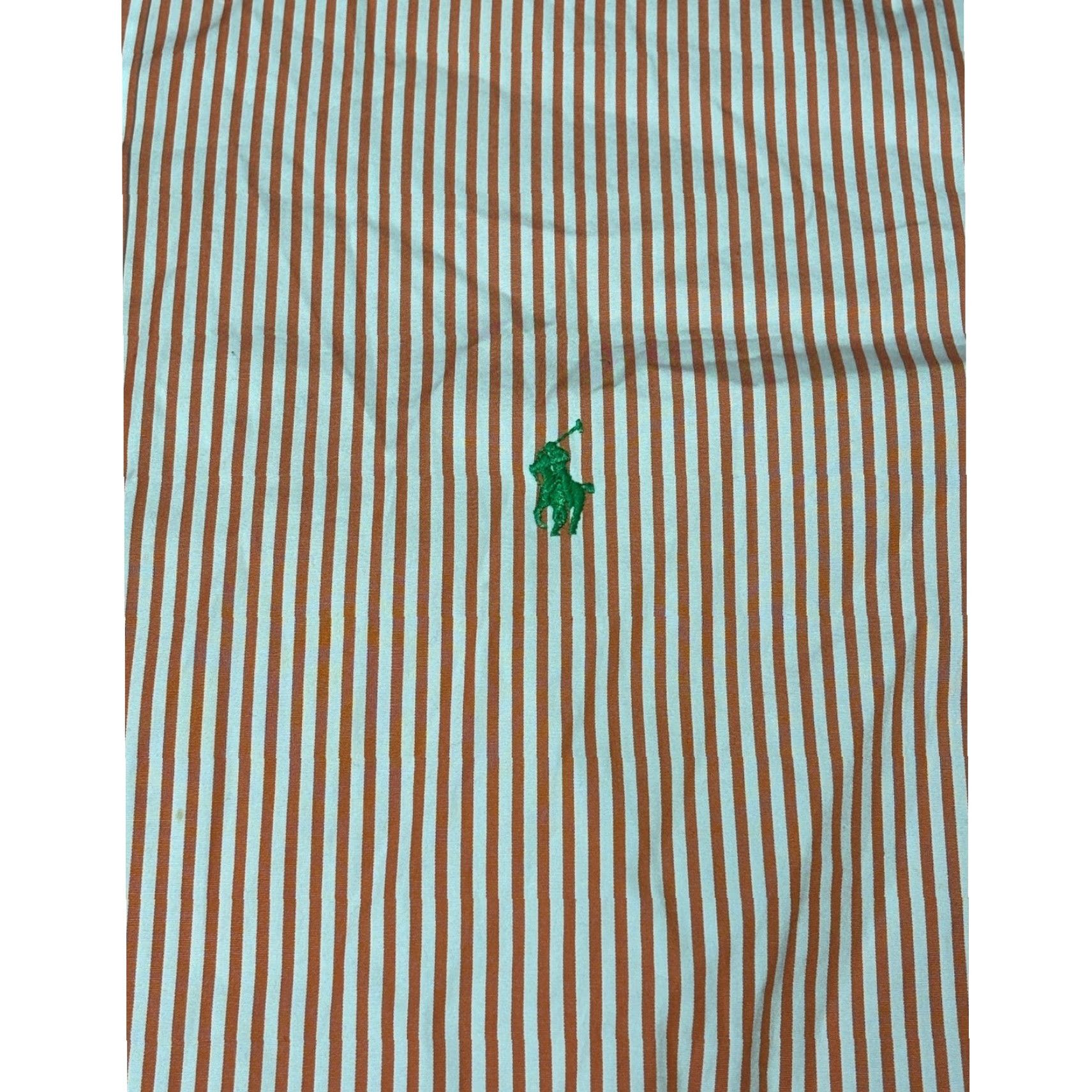 Ralph Lauren Ralph Lauren Button-Up Shirt Striped Classic Fit Orange White Mens 17XL XL Long Sleeve Button-Down Collared Pockets Embroidered Polo Big Pony Size US XXL / EU 58 / 5 - 2 Thumbnail