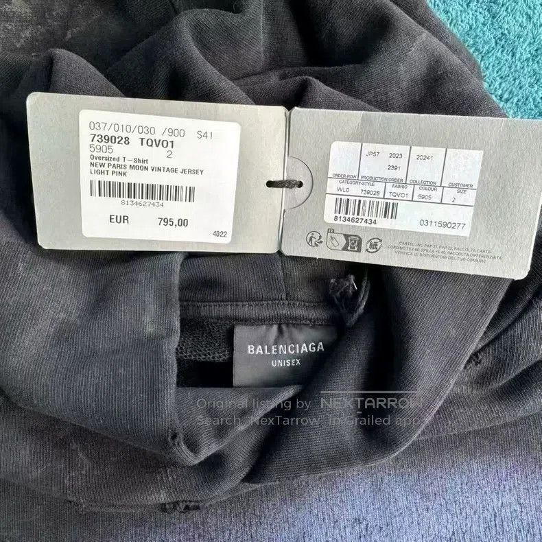 Balenciaga Balenciaga Black Distressed Eiffel Tower Hoodie Black Size US M / EU 48-50 / 2 - 3 Thumbnail