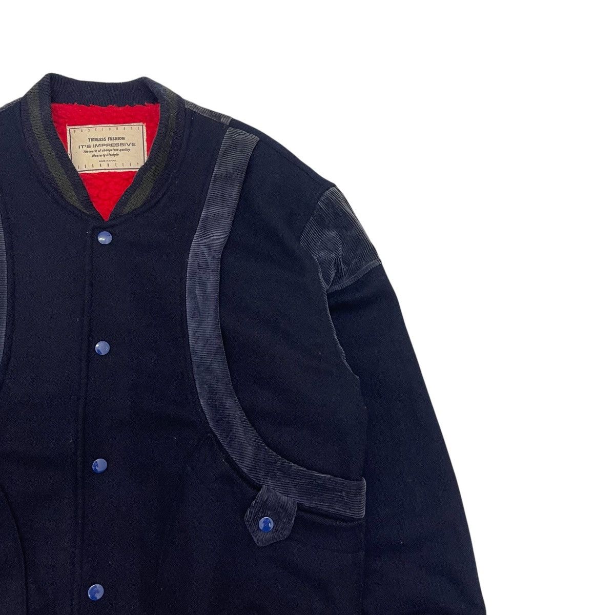 Japanese Brand Vintage Passionate Johnweery Wool Bomber Jacket Size US M / EU 48-50 / 2 - 8 Thumbnail