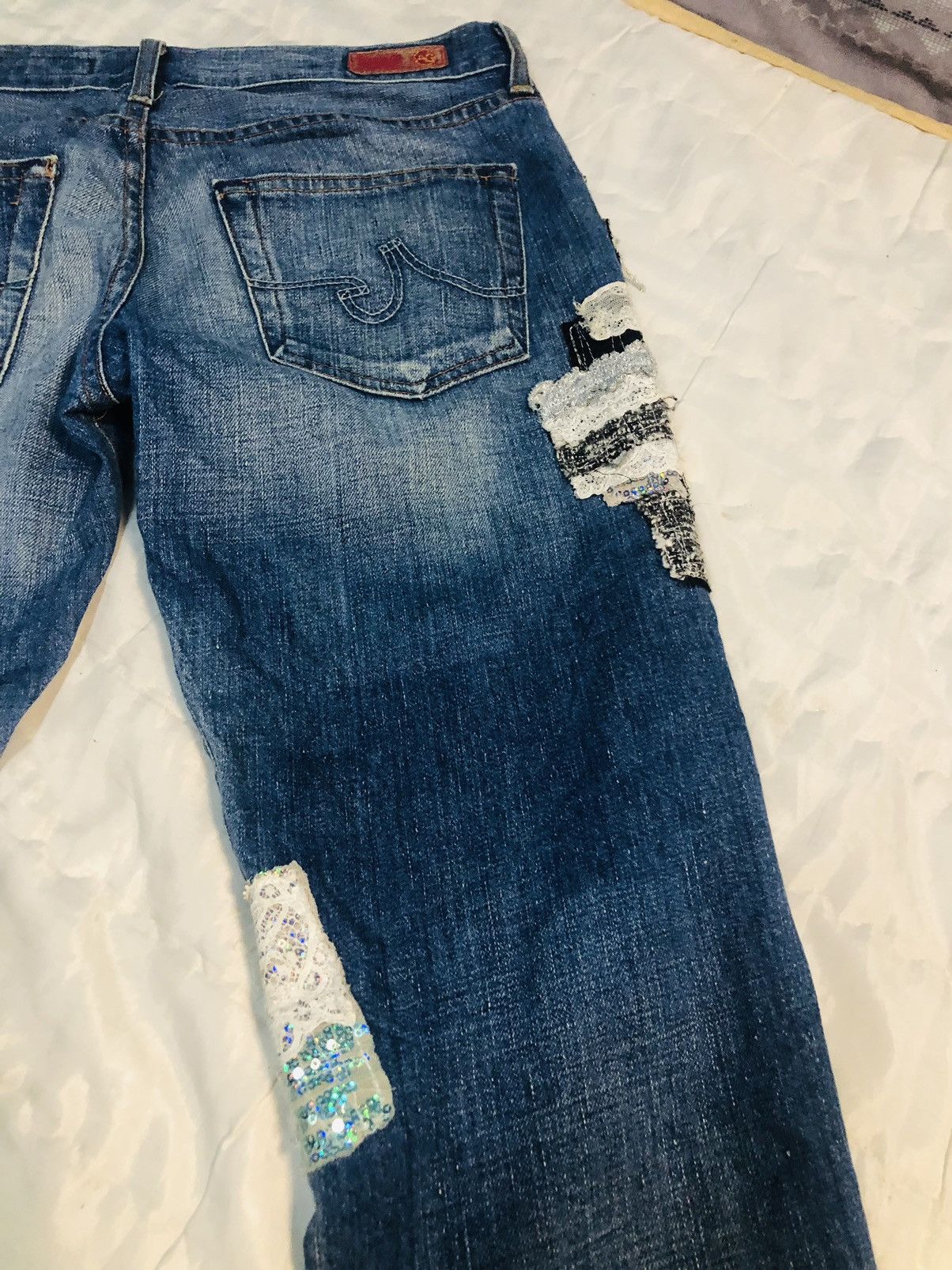 AG Adriano Goldschmied Distressed Denim Adriano Goldschmied Jeans MadeInUsa (3) Size 32" / US 10 / IT 46 - 22 Thumbnail