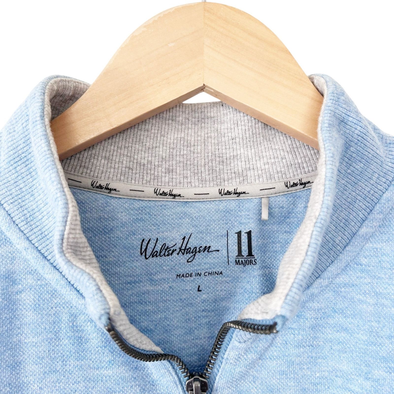 Other Walter Hagen Blue Quarter Zip Sweater Sz L Size US L / EU 52-54 / 3 - 5 Thumbnail