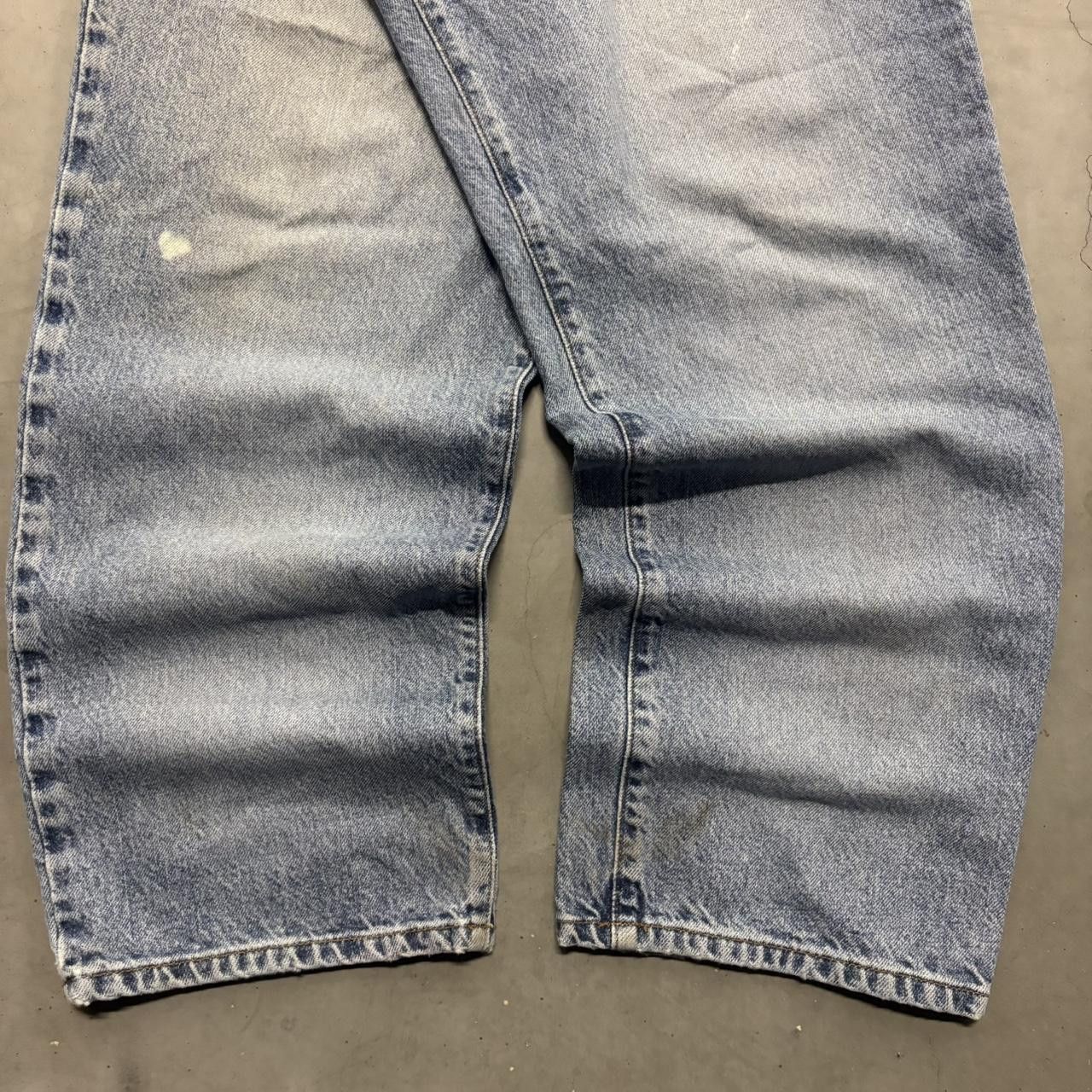 American Eagle Outfitters Crazy Vintage Y2K/2000s Baggy Streetwear Style American Eagle Medium Blue Wash Denim Jeans! Size US 36 / EU 52 - 5 Thumbnail