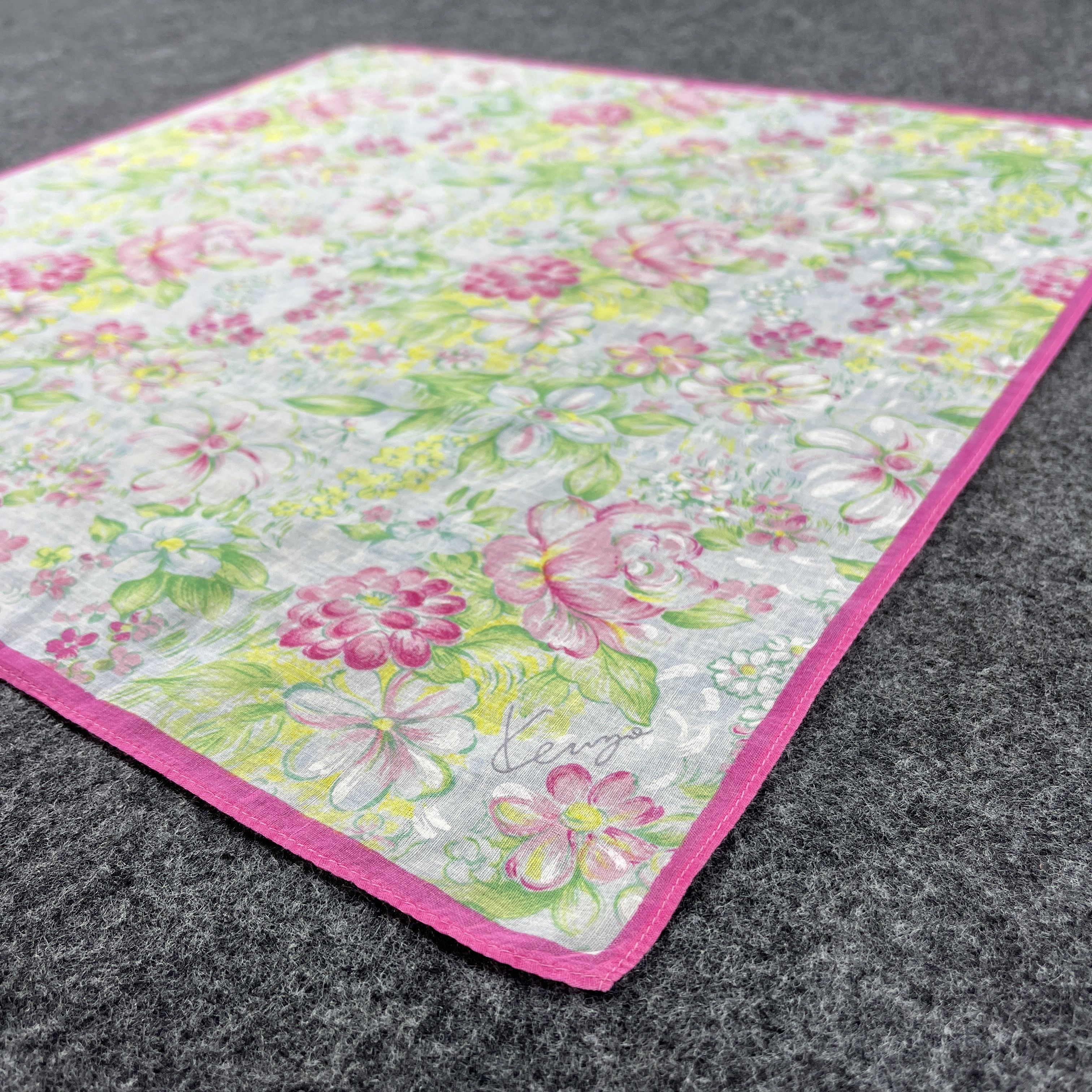 Kenzo × Vintage Kenzo Handkerchief / Bandana / Neckerchief B291 Size ONE SIZE - 4 Thumbnail