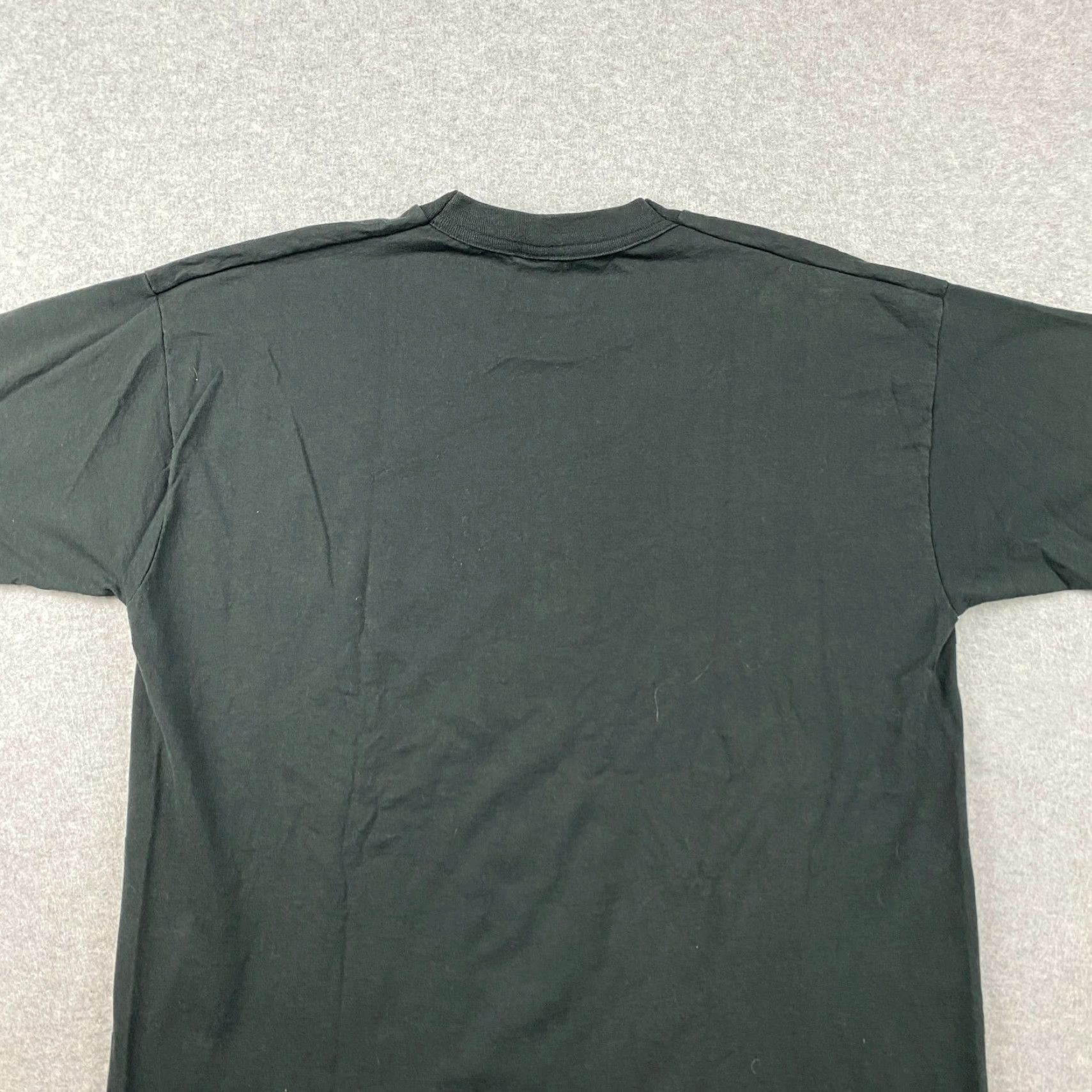 Fruit Of The Loom VTG Fruit of the Loom Single Stitch Shirt Mens XL Black Short Sleeve USA 1995 Size US XL / EU 56 / 4 - 6 Thumbnail