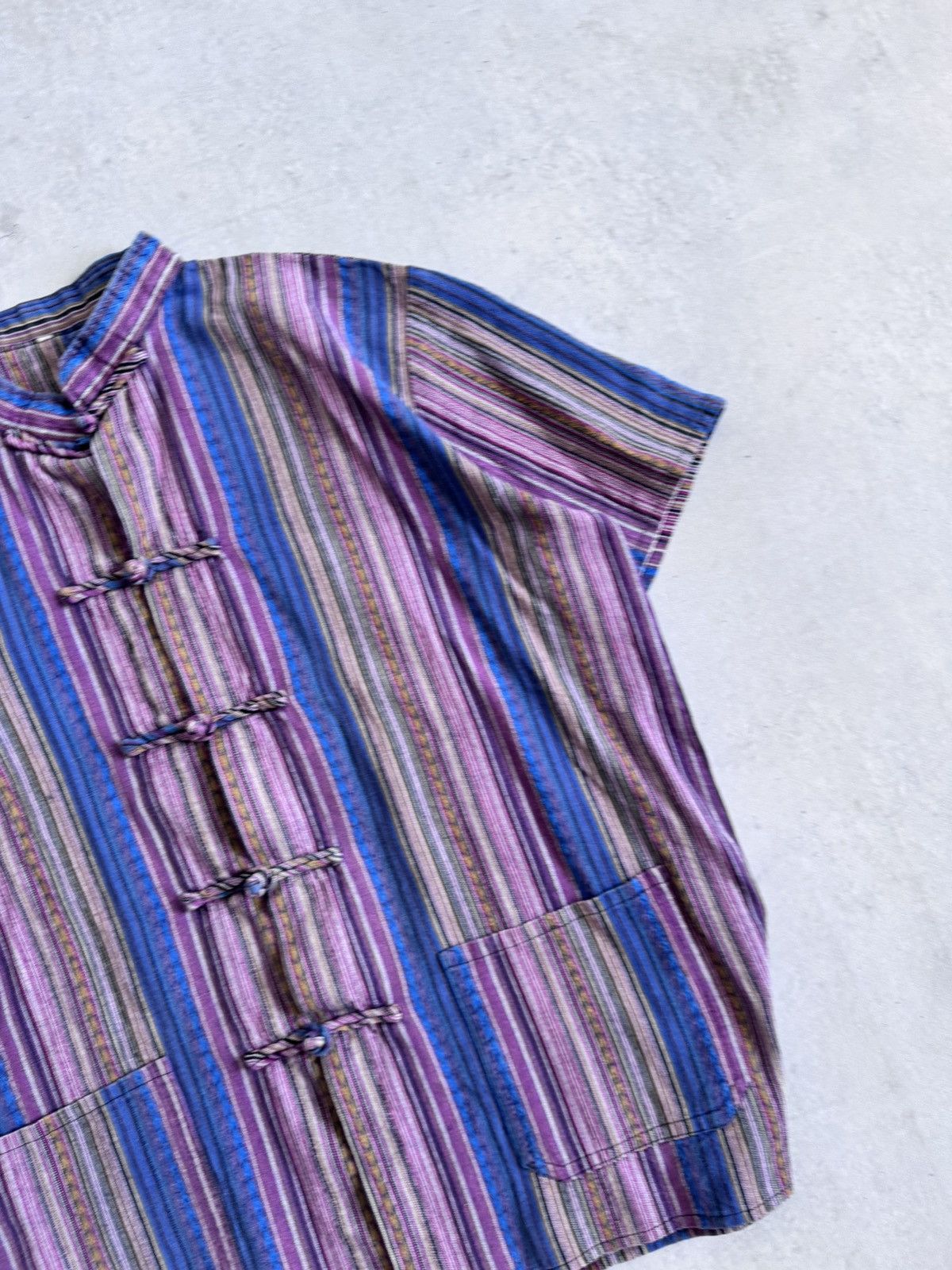 Japanese Brand Vintage Coogi Style Unisex Knitted Short Sleeve Coton Shirt Size US L / EU 52-54 / 3 - 7 Thumbnail