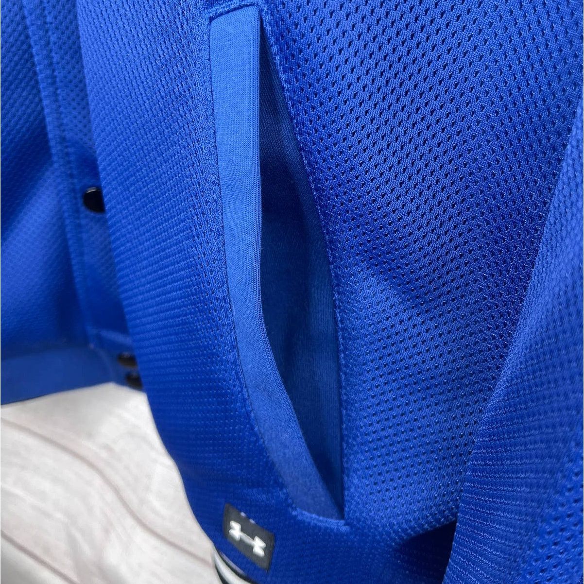 Under Armour Under Armour Project Rock Mesh Varsity Blue Jacket Mens Lrg Size US L / EU 52-54 / 3 - 7 Thumbnail