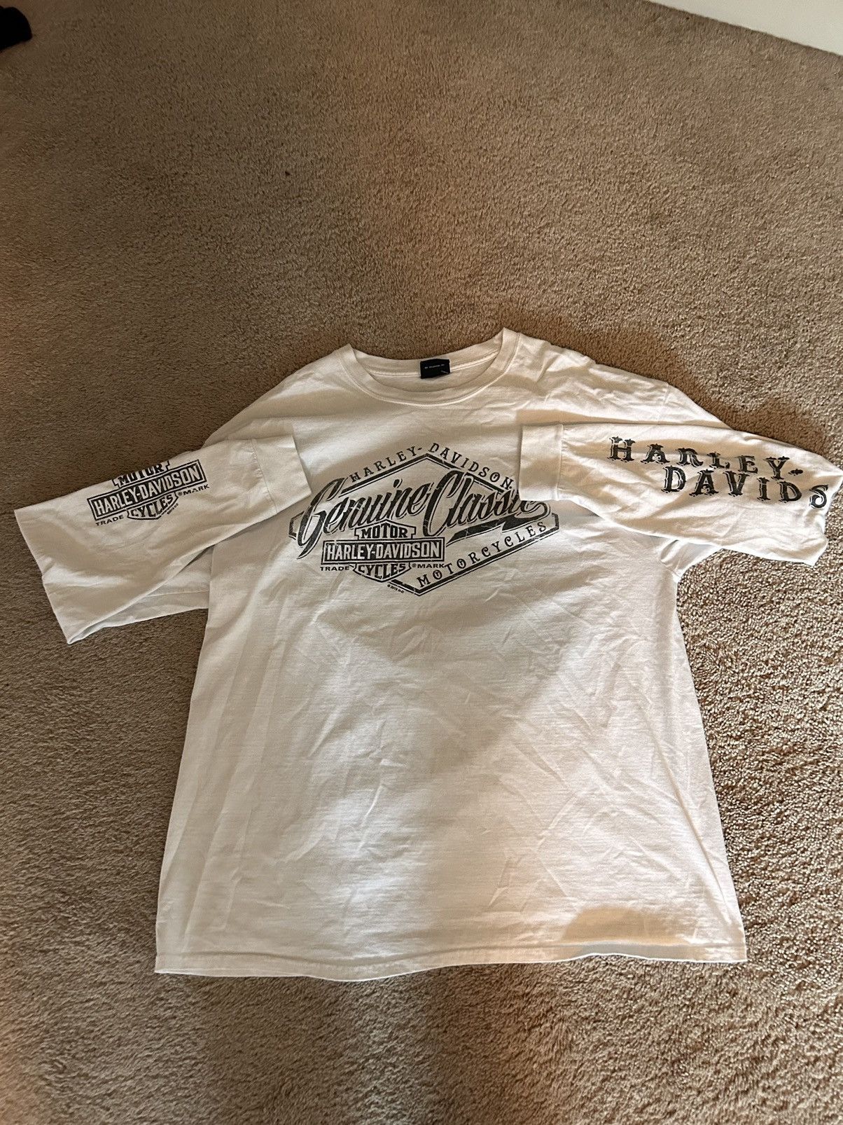 Harley Davidson × Vintage Vintage Harley Davidson long sleeve Size US XXL / EU 58 / 5 - 3 Thumbnail