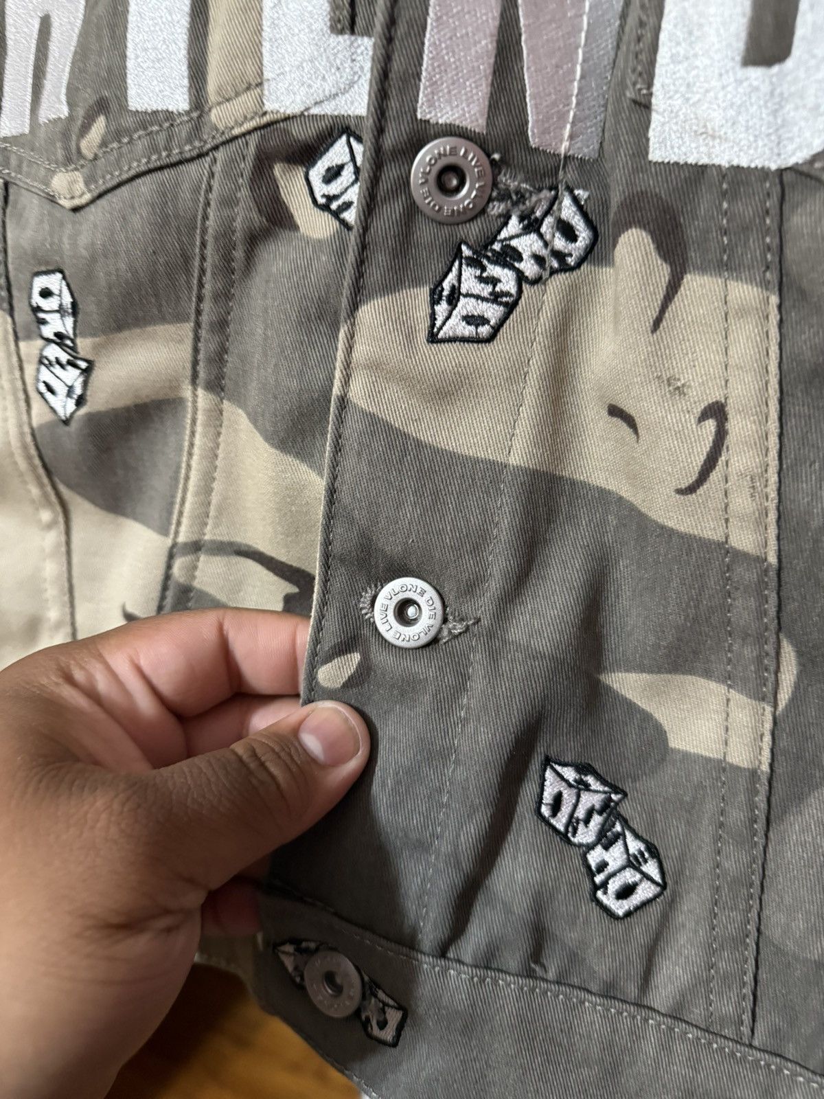 Vlone Vlone Camo Dice Jacket Size Medium Size US M / EU 48-50 / 2 - 6 Thumbnail