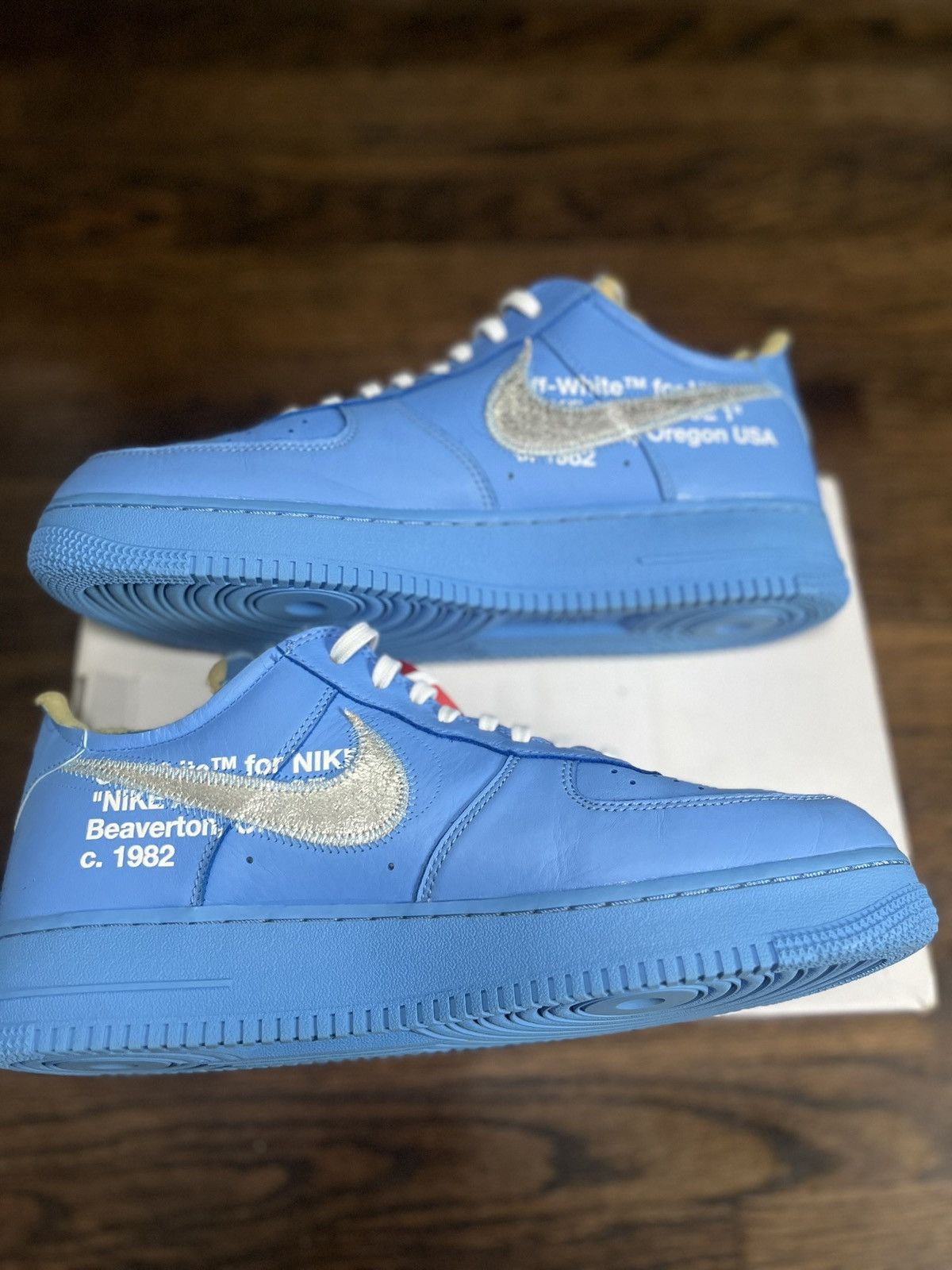Nike × Off-White Nike Air Force 1 | Off-White “MCA” Size US 11.5 / EU 44-45 - 5 Thumbnail