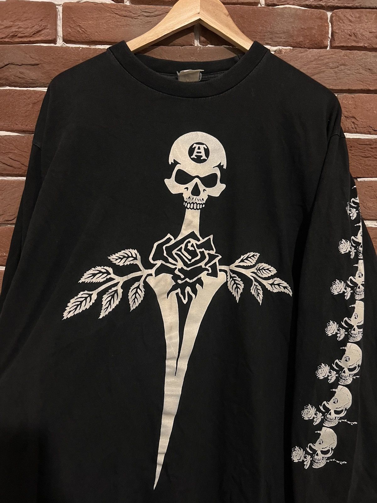 Band Tees 90s Vintage Alchemy Gothic Vigil Of The Acolyte Skull tee L Size US L / EU 52-54 / 3 - 4 Thumbnail