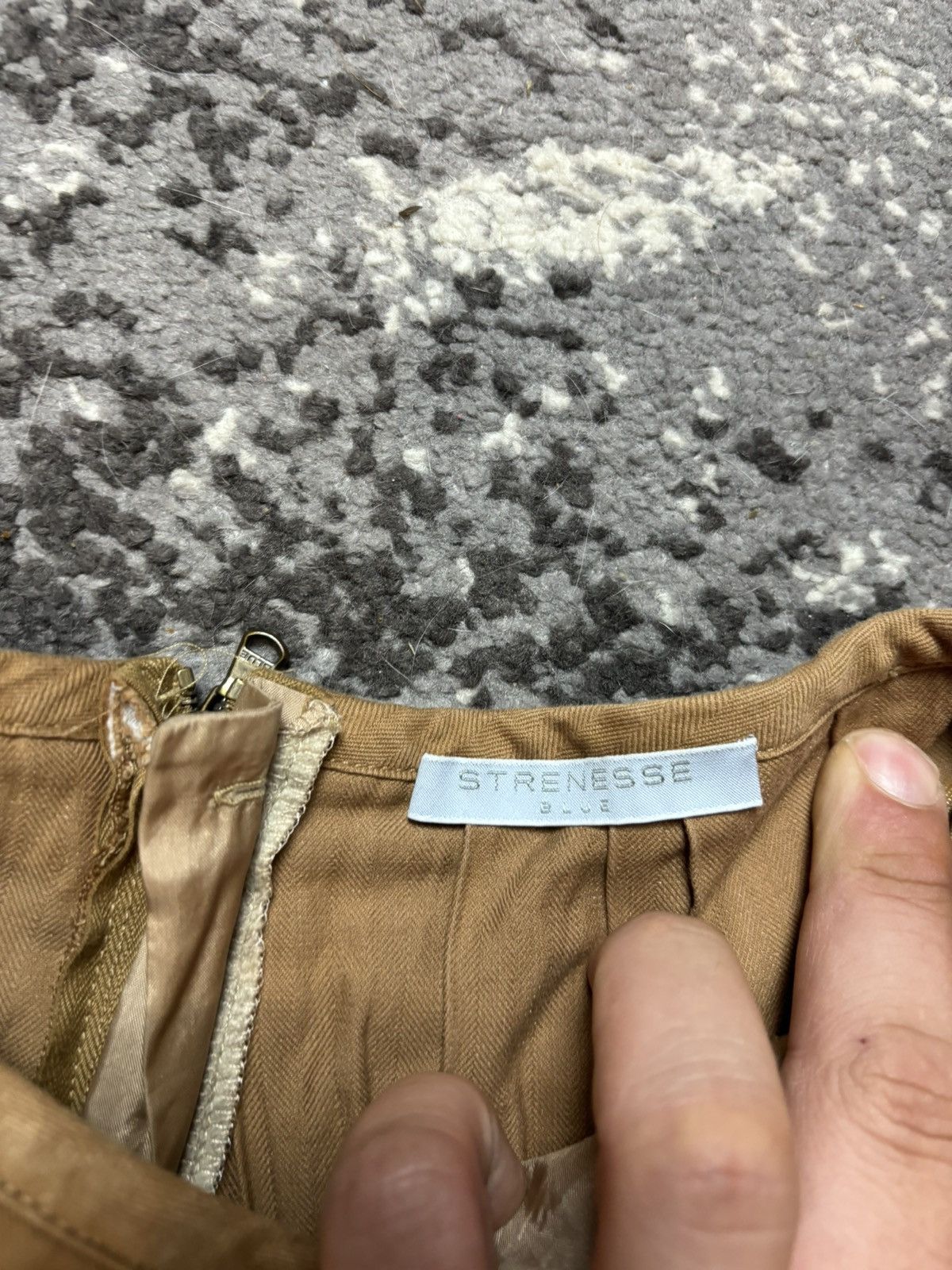 Designer × Japanese Brand Y2k Strenesse blue japanese pleat midi skirt Size 24" / US 00 / IT 34 - 5 Thumbnail