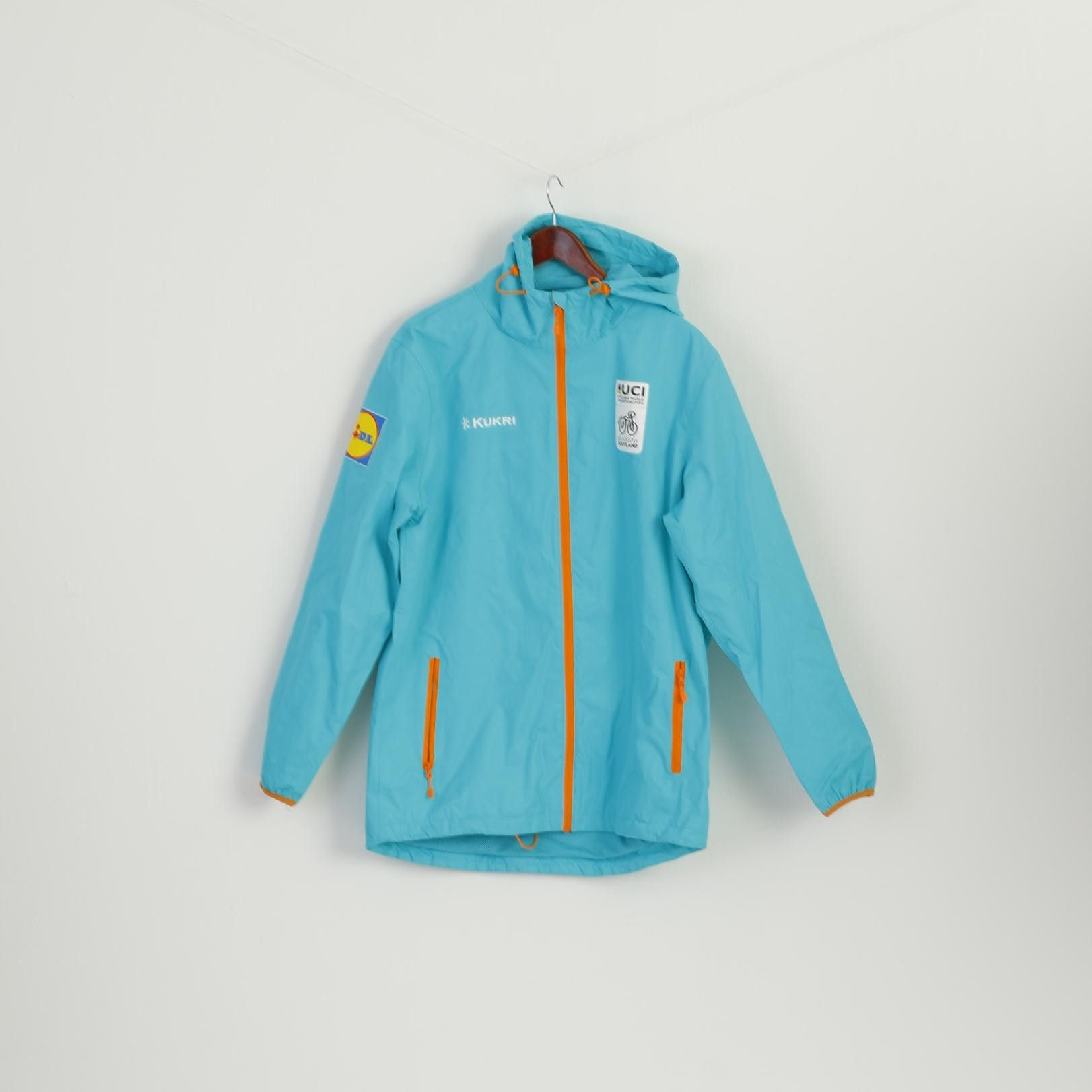 Vintage Kukri Women M Jacket Turquoise Glasgow Scotland Cycling 2552 Size M / US 6-8 / IT 42-44 - 1 Thumbnail