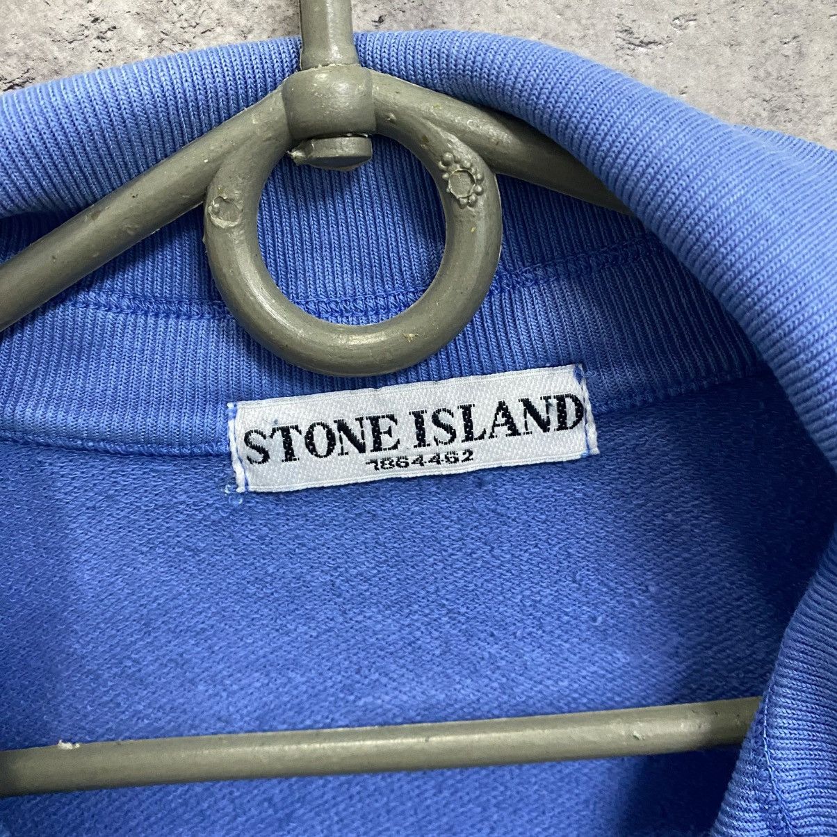 Stone Island Vintage Stone Island Quarter Zip Polo 1/4 Long Sleeve Size US L / EU 52-54 / 3 - 9 Thumbnail