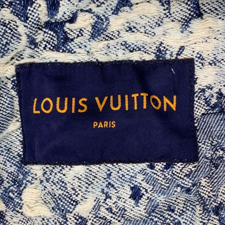 Louis Vuitton Louis Vuitton Blue Floral Denim Jacket-2506 Size L / US 10 / IT 46 - 6 Thumbnail