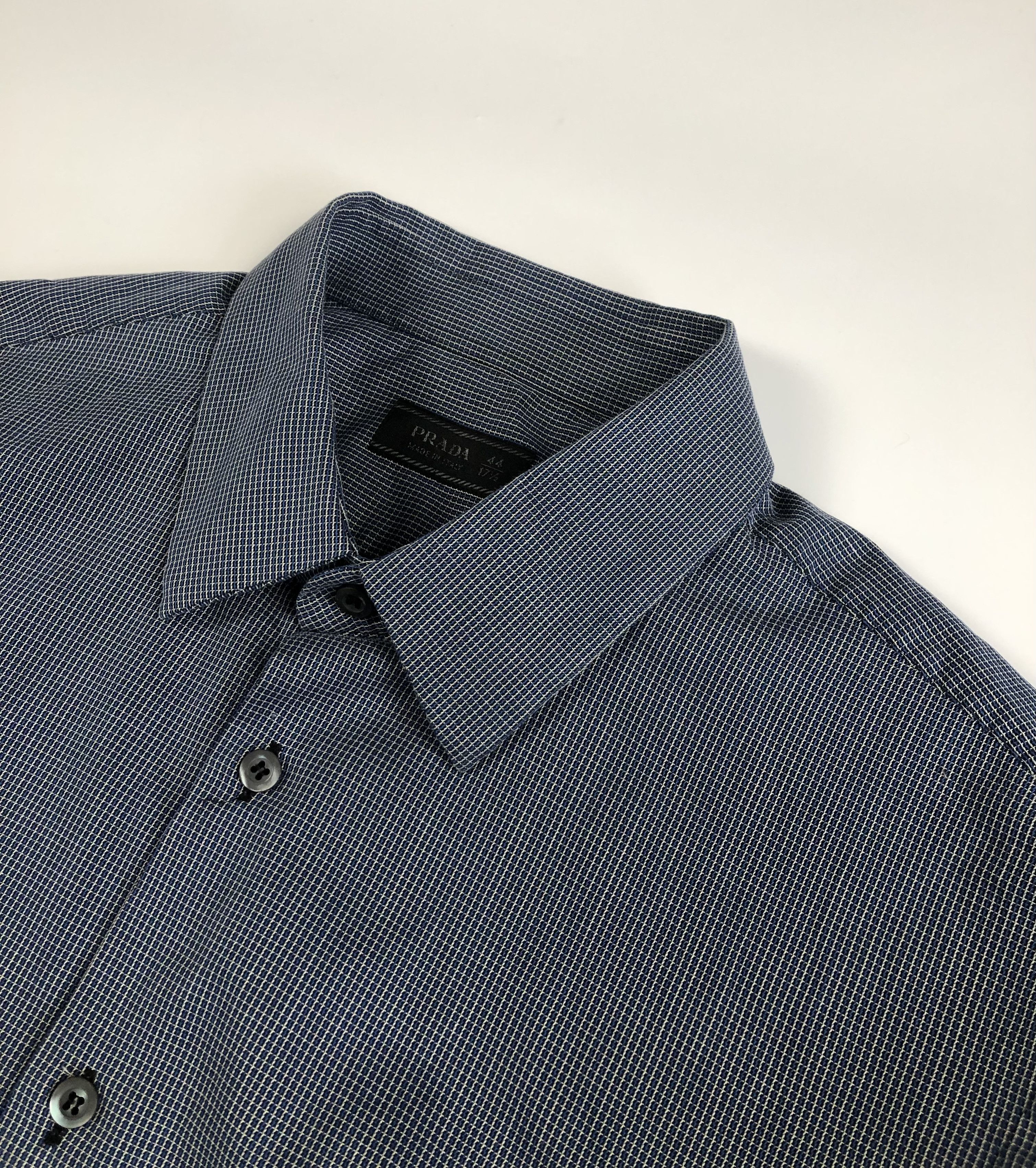 Prada Prada Cotton Button Up Shirt Size US XL / EU 56 / 4 - 4 Thumbnail
