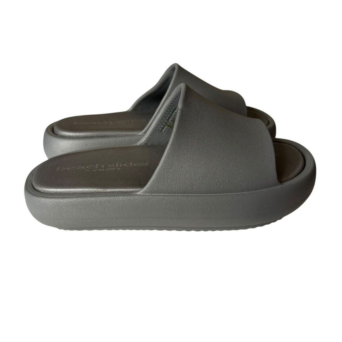 J/Slides J Slides NEW Beach Slides Squish Gray EVA Size 8 Size US 8 / IT 38 - 2 Thumbnail