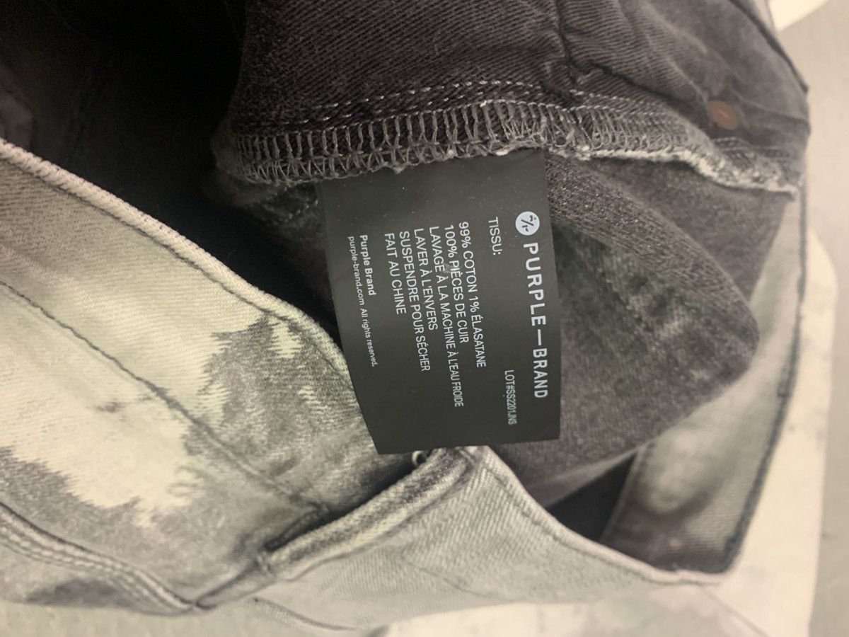 Purple Brand Purple Brand two toned grey black denim jeans Size US 34 / EU 50 - 13 Thumbnail