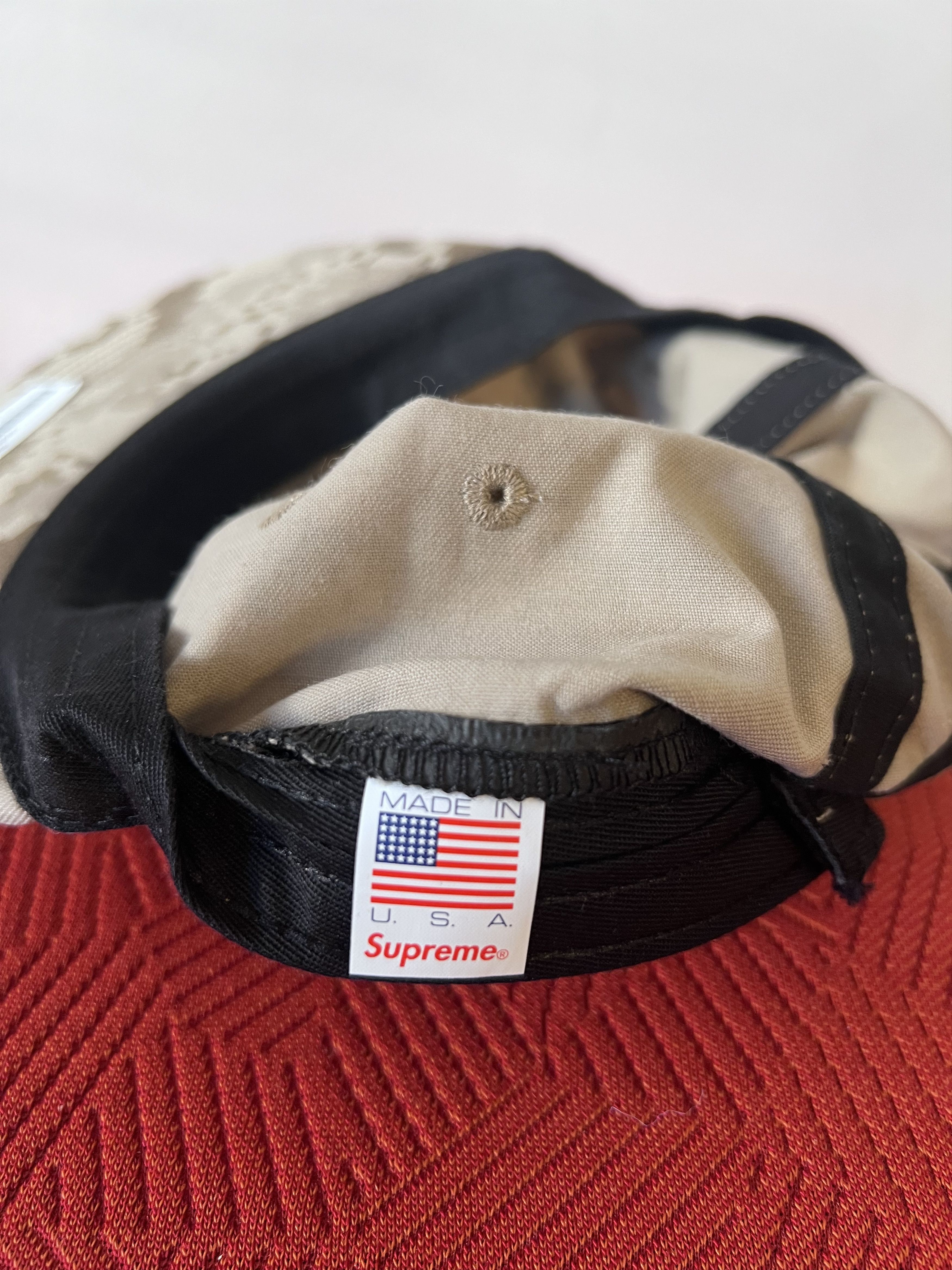 Supreme Supreme NYCO Twill Camp Cap from FW17 in Tan Digi Camo Size ONE SIZE - 5 Thumbnail