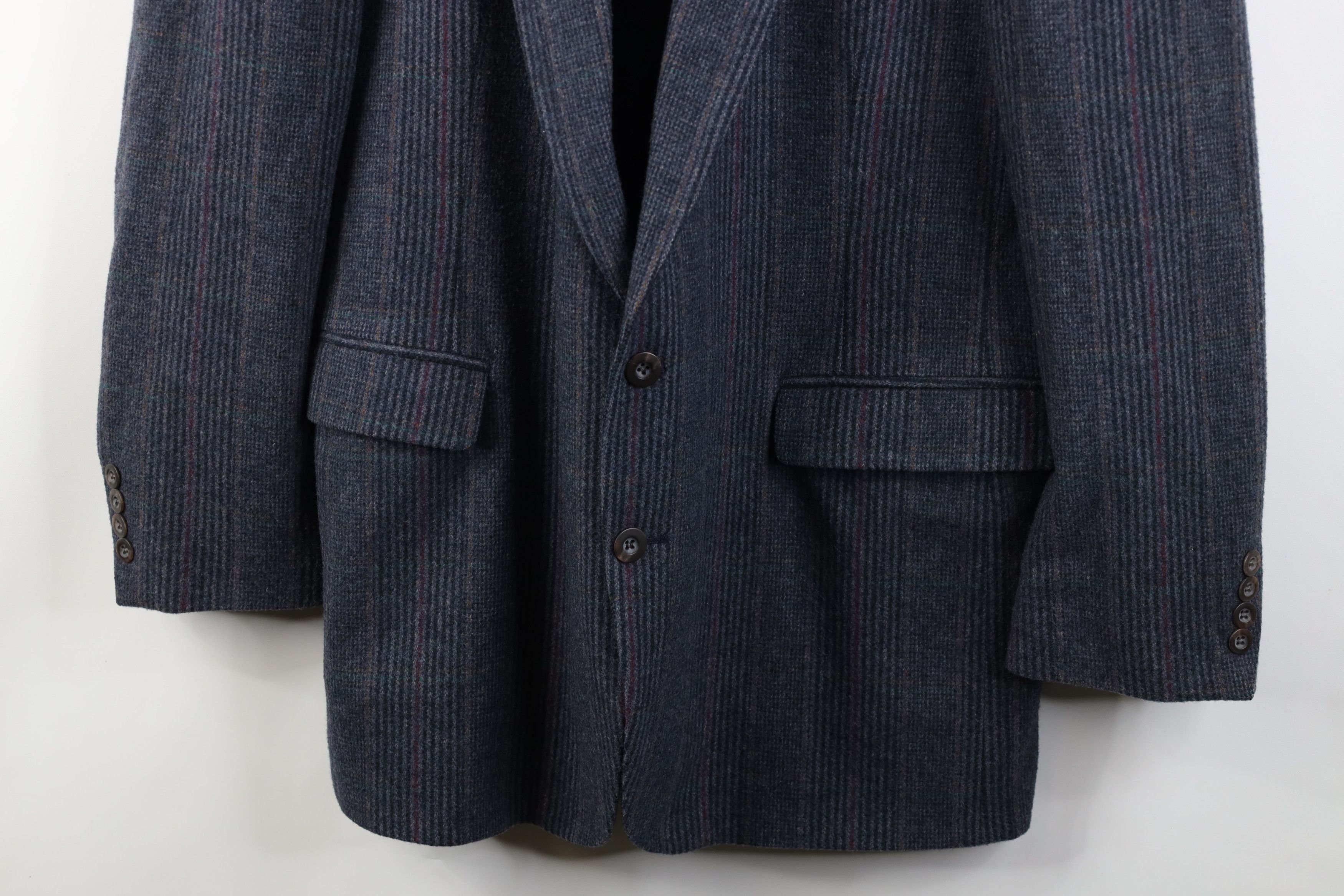 Vintage Vintage 90s Streetwear Suit Coat Blazer Jacket Plaid USA Size US XXL / EU 58 / 5 - 3 Thumbnail