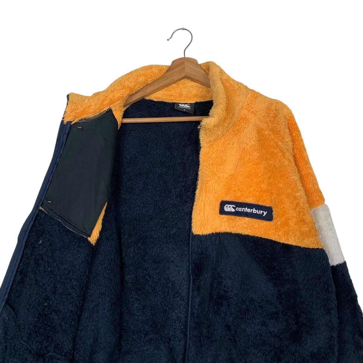 Canterbury of New Zealand CANTERBURY Colorblock Zipper Fleece Jacket #2036-C88 Size US L / EU 52-54 / 3 - 10 Thumbnail
