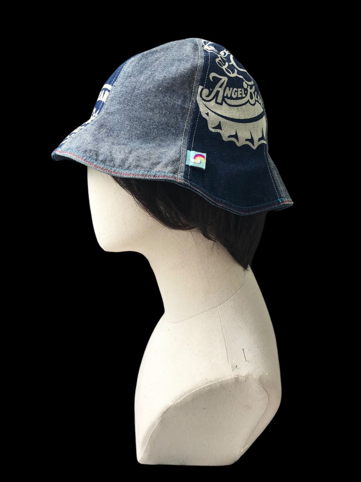 Angel Blue × Hysteric Glamour × Japanese Brand ANGEL BLUE PATCHWORKS CAP HAT BY HYSTERIC GLAMOUR 🇯🇵 Size ONE SIZE - 2 Thumbnail