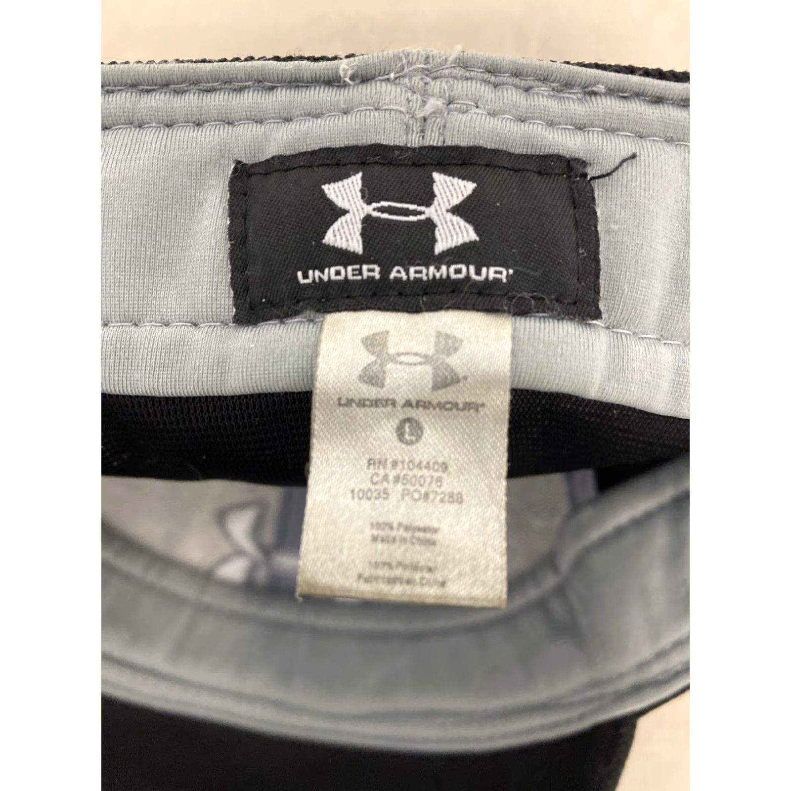 Under Armour Under Armour Black Fitted Baseball Cap Sz L Heat Gear Hat 551 Unisex Adults Polyester Solid Baseball Cap /551 Size ONE SIZE - 6 Thumbnail