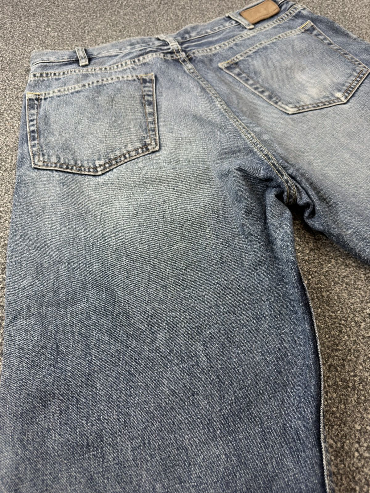 Gap Archives y2k Easy Fit Gap Age Washed Denim Wideleg Jeans Size US 36 / EU 52 - 9 Thumbnail