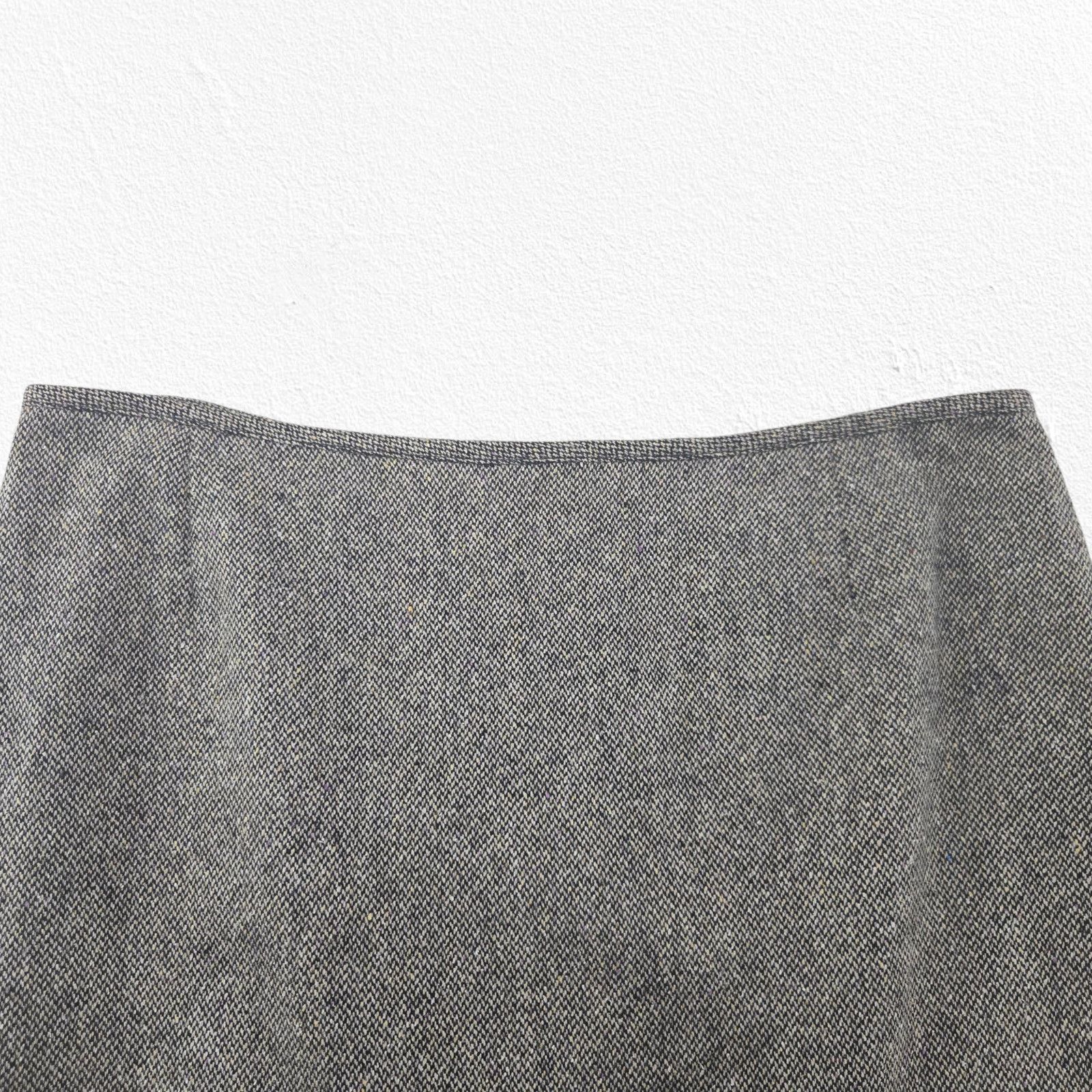 Eddie Bauer Y2K Eddie Bauer Wool Silk Blend Tweed Skirt Size 14 Size 36" / US 14 / IT 50 - 3 Thumbnail