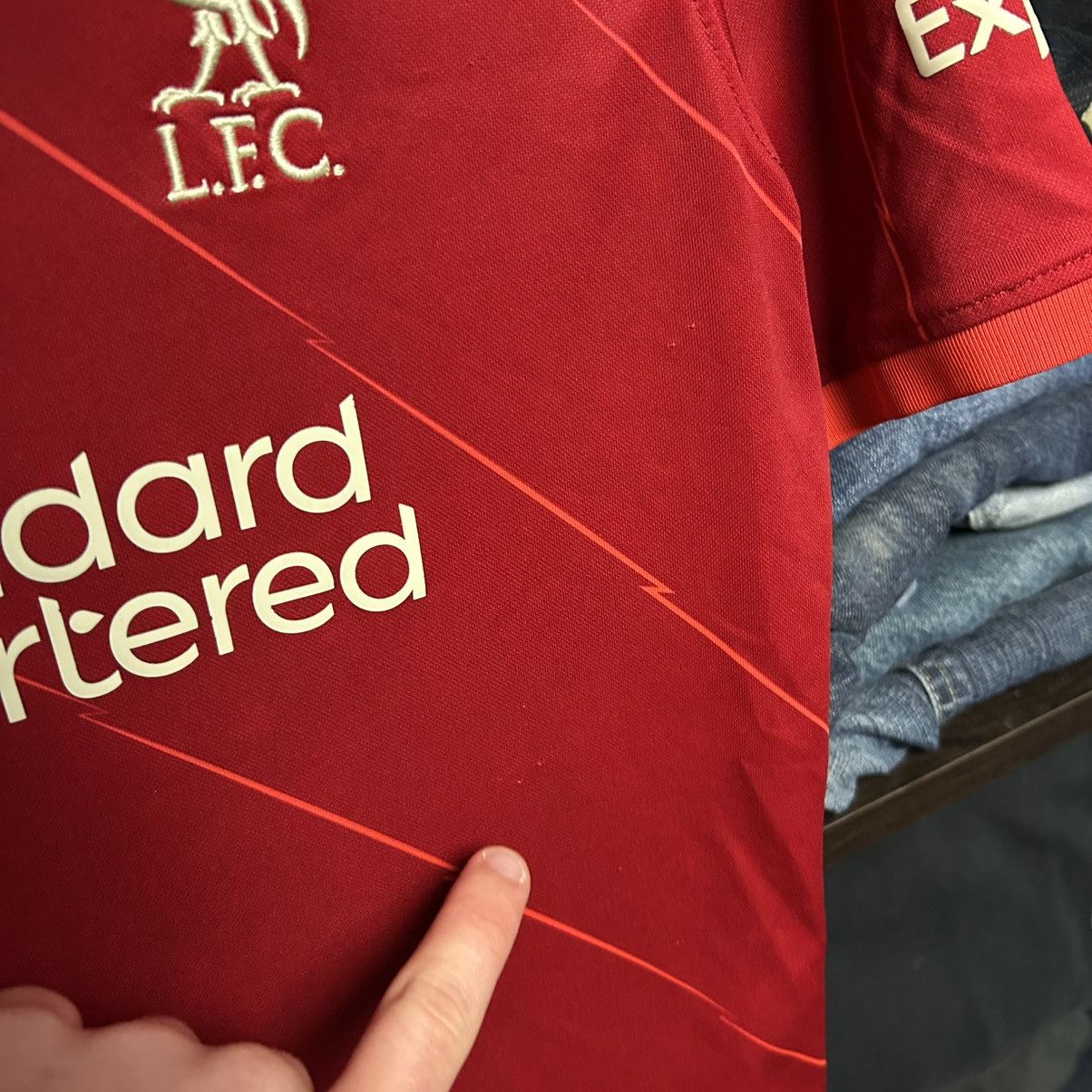 Nike Nike FC Liverpool 23 Luis Diaz 2019 home soccer jersey Size US S / EU 44-46 / 1 - 9 Thumbnail