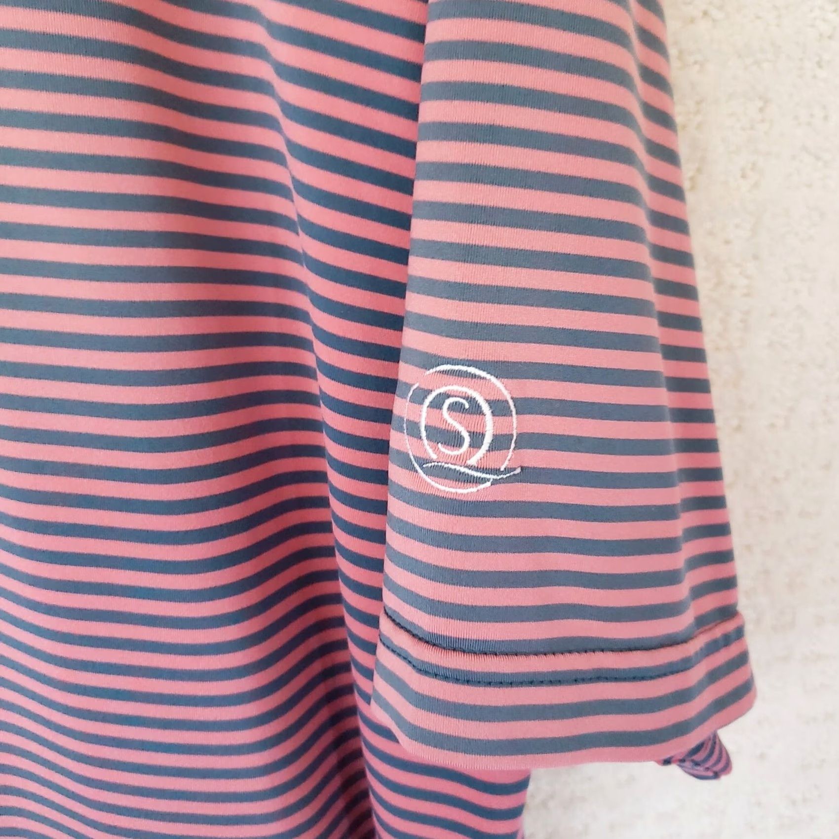 Peter Millar Peter Millar Polo Shirt L Mens Summer Comfort Pink Blue Striped Golf Short Sleeve Size US L / EU 52-54 / 3 - 4 Thumbnail