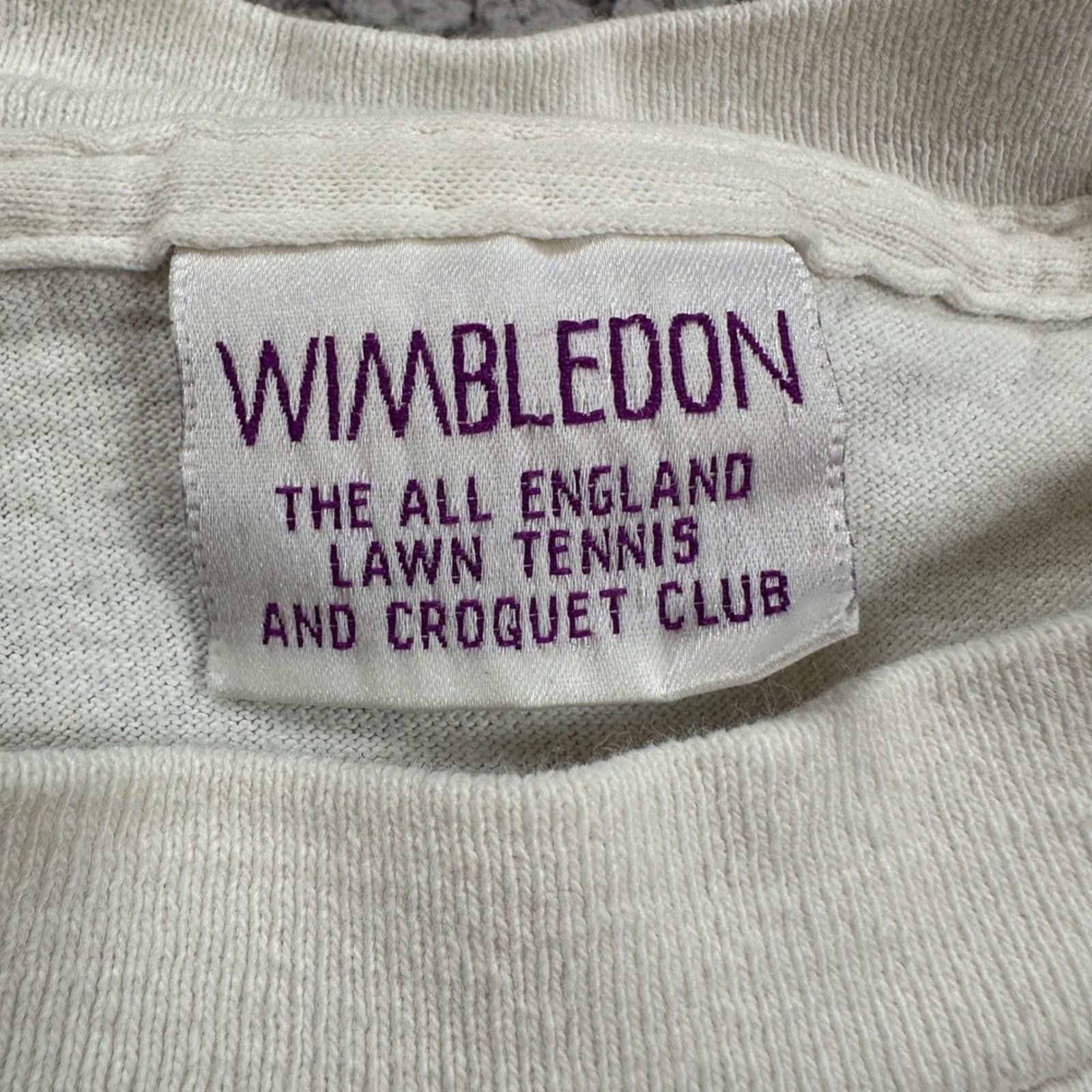 Other Vintage Wimbledon The Championships Tennis T Shirt Men XL Size US XL / EU 56 / 4 - 3 Thumbnail