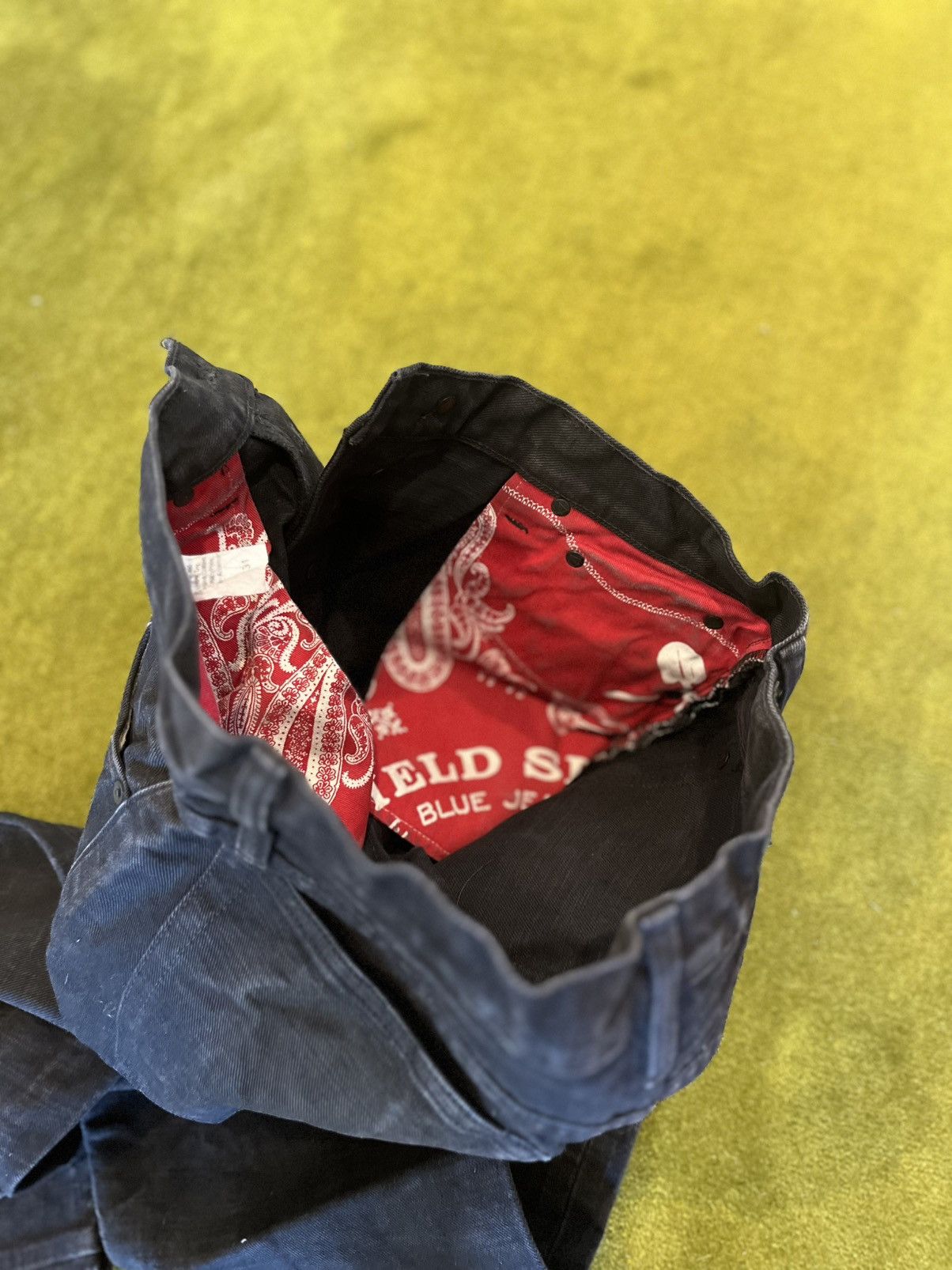 Left Field Nyc Left Field NYC - Atlas Fit - Black Maria Selvedge Denim Size US 31 - 8 Thumbnail
