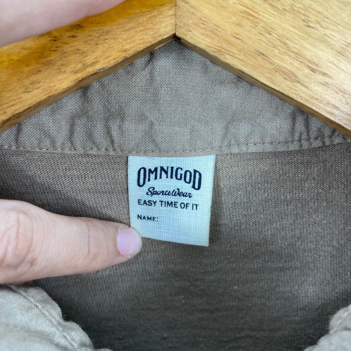 OMNIGOD OMNIGOD JAPAN Brown Polo Shirt Size 3 Size US M / EU 48-50 / 2 - 5 Thumbnail