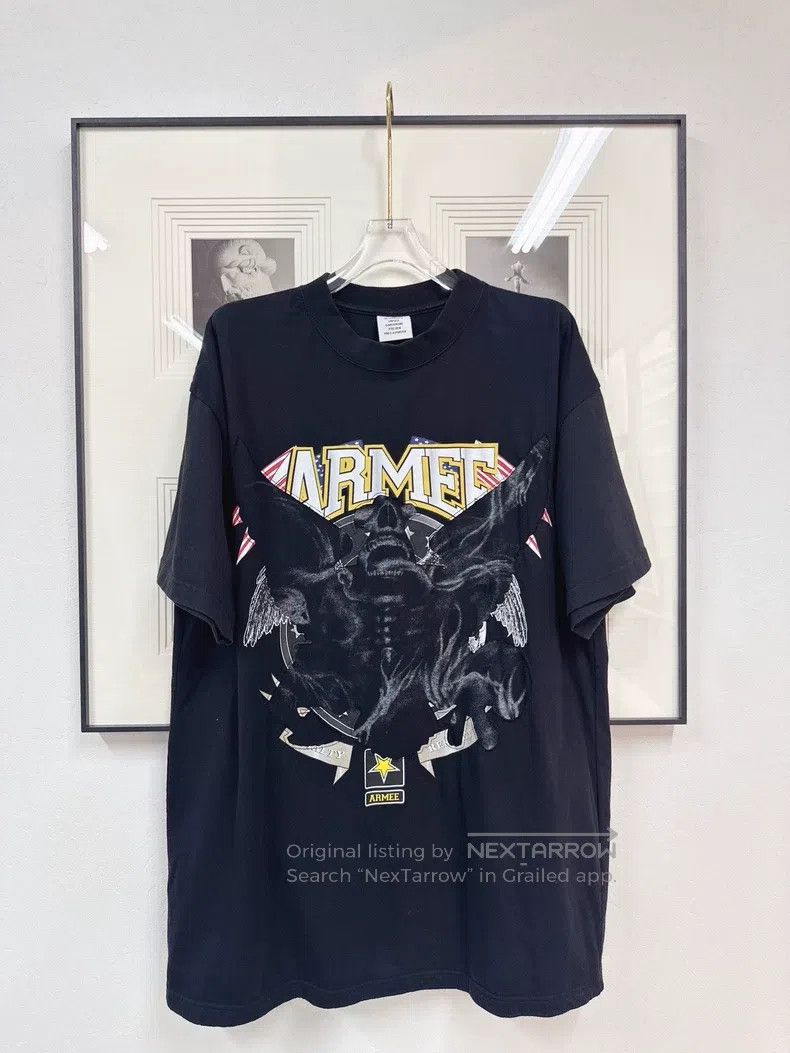 Vetements Vetements Design Sense Printed Logo Vintage Distressed Pri Size US S / EU 44-46 / 1 - 1 Thumbnail