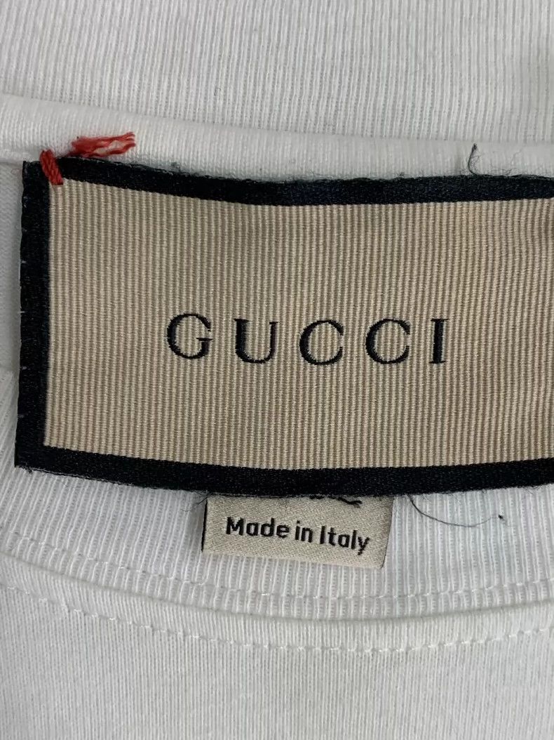 Gucci Gucci Logo printed round-neck short-sleeved T-shirt 2503-Ne Size US XS / EU 42 / 0 - 4 Thumbnail