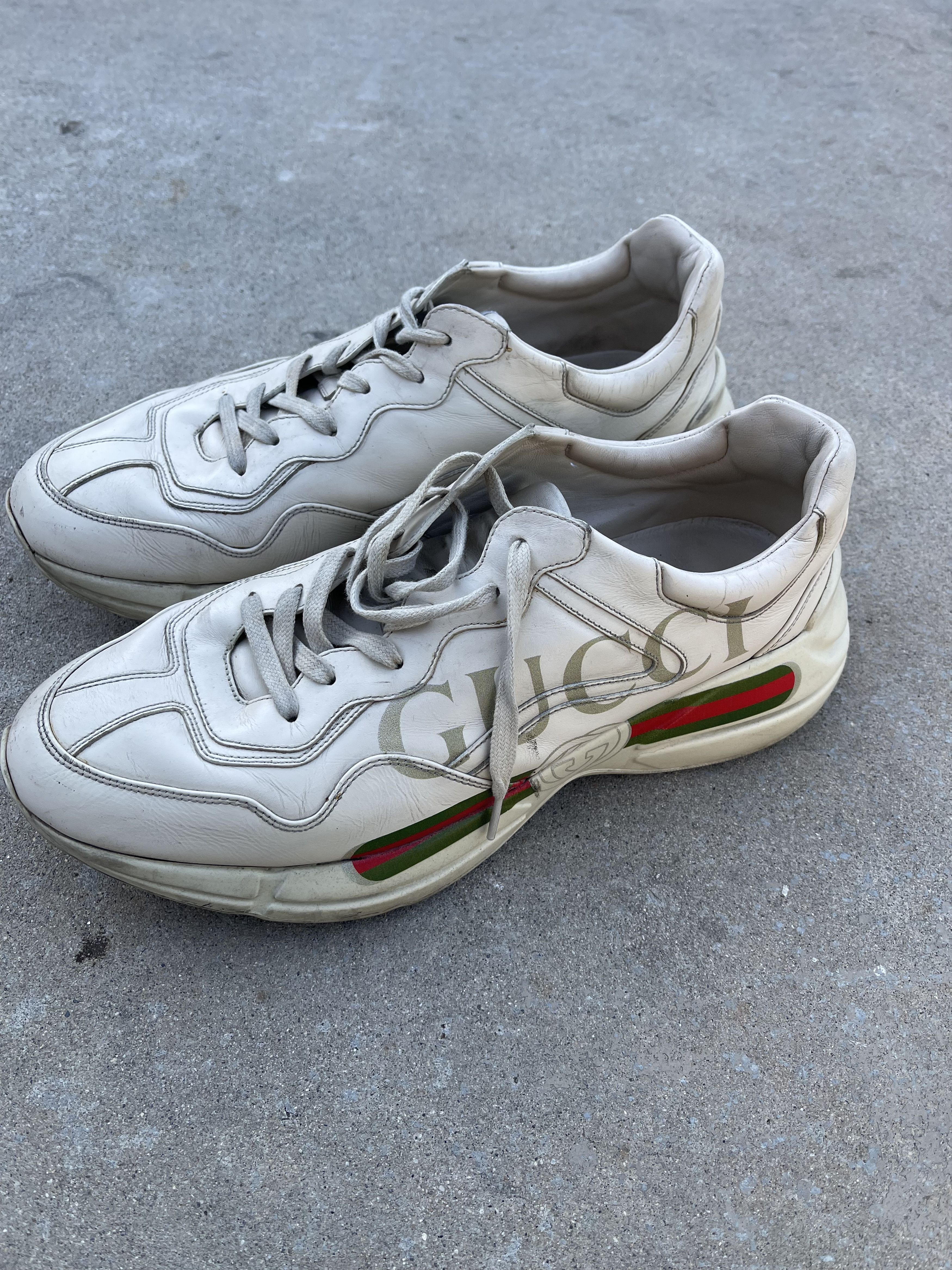 Gucci Gucci Web Accent Sneakers Size US 12 / EU 45 - 2 Thumbnail