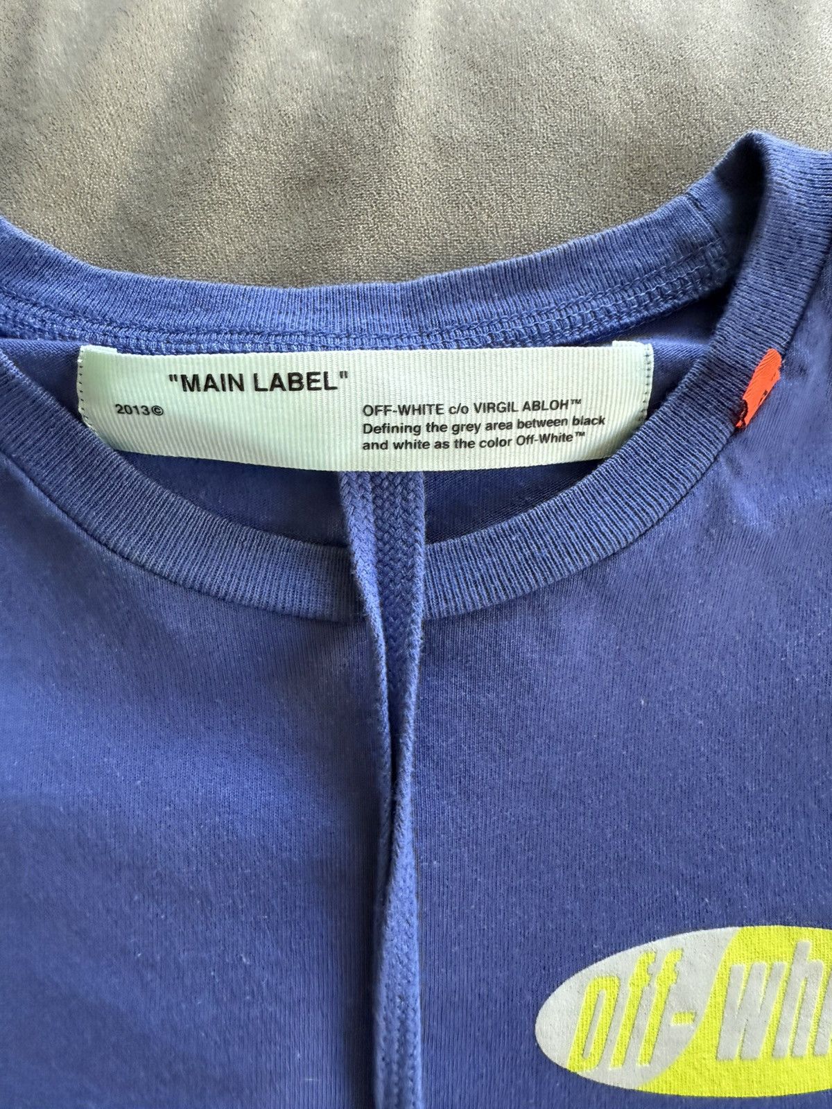 Off-White Virgil era off white motocross style blue long sleeve Size US L / EU 52-54 / 3 - 2 Thumbnail