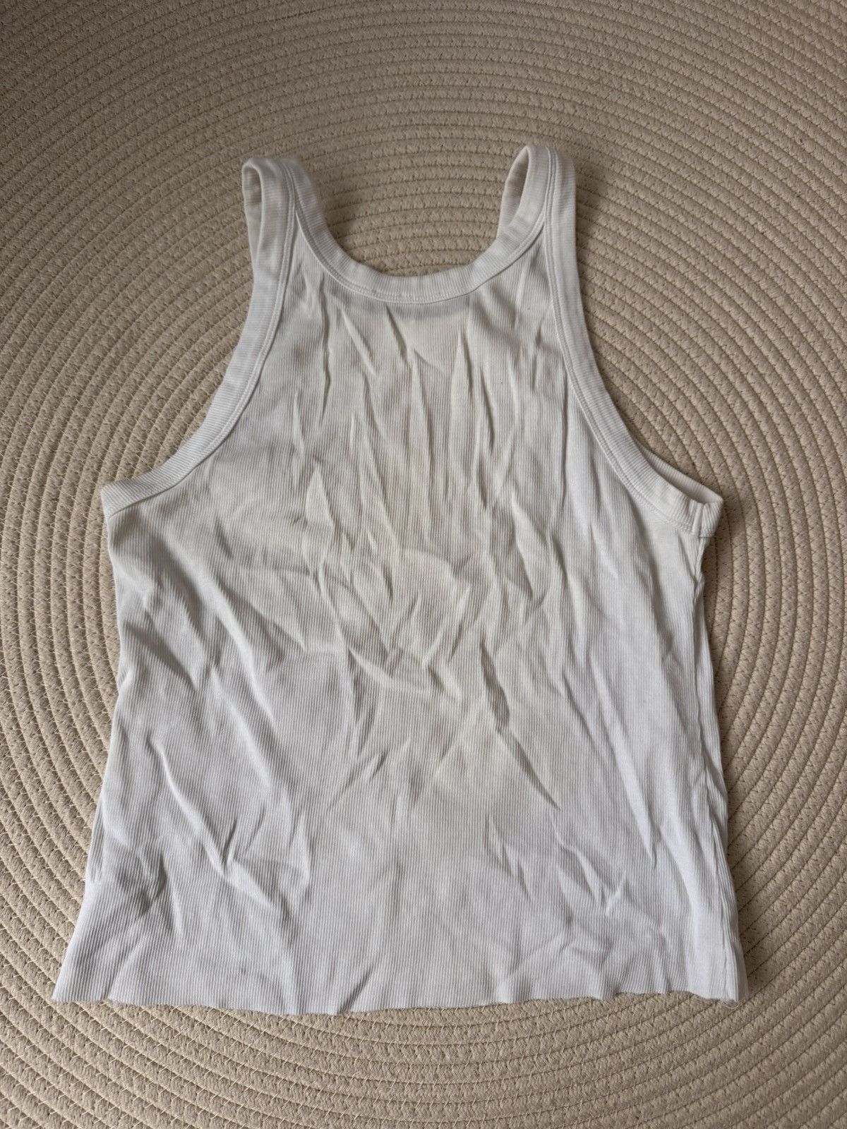 Toteme Toteme Curved rib tank white size M Size M / US 6-8 / IT 42-44 - 5 Thumbnail