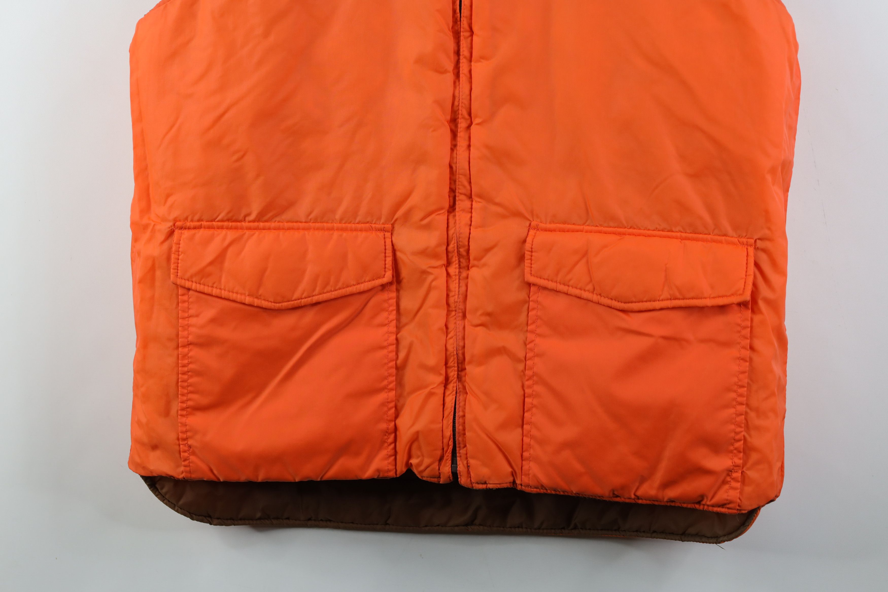 Vintage Vintage 70s Streetwear Reversible Puffer Vest Jacket Size US L / EU 52-54 / 3 - 14 Thumbnail