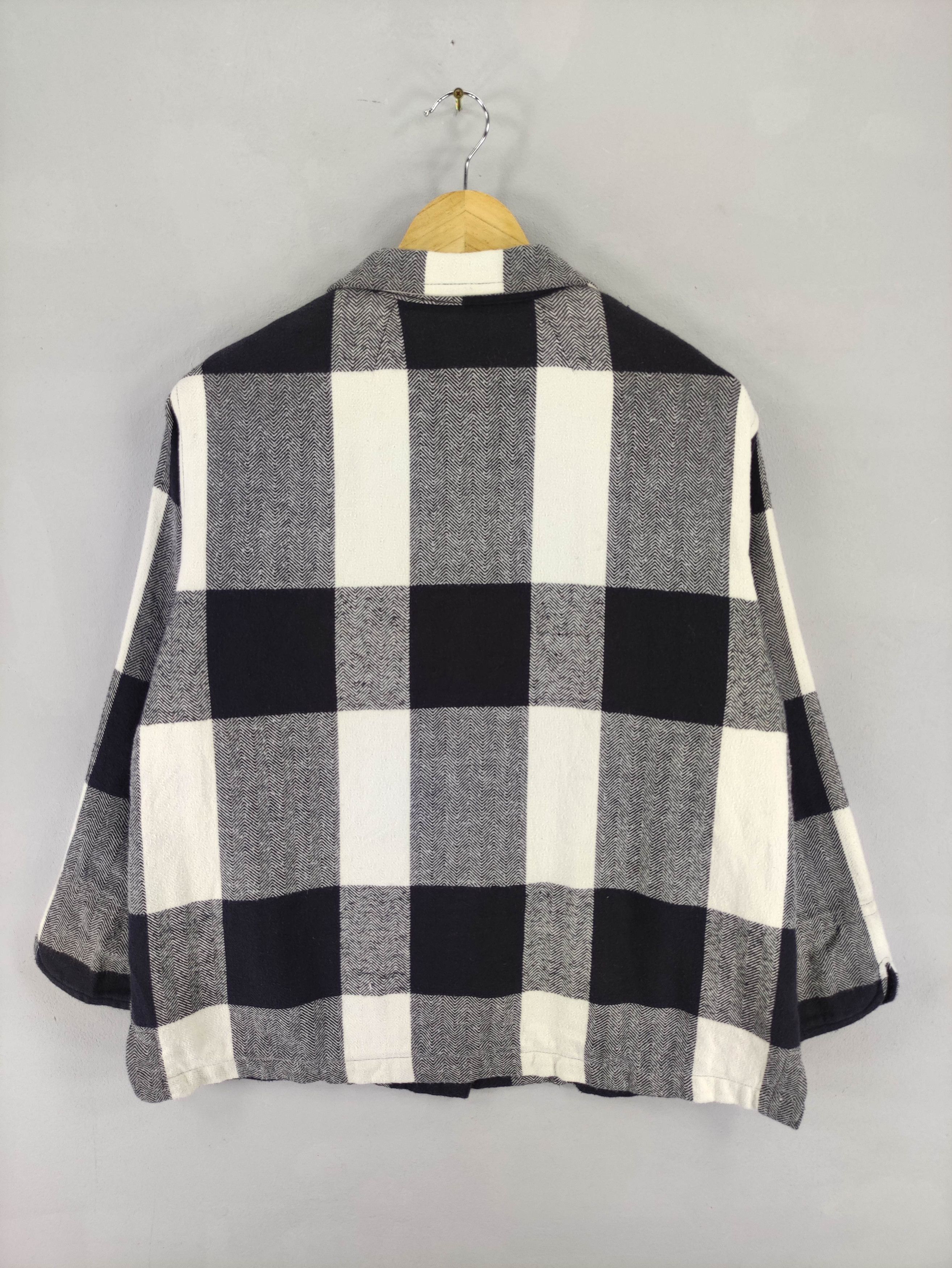 Japanese Brand Vintage Grape Jacket Checkered Button Up Size L / US 10 / IT 46 - 9 Thumbnail