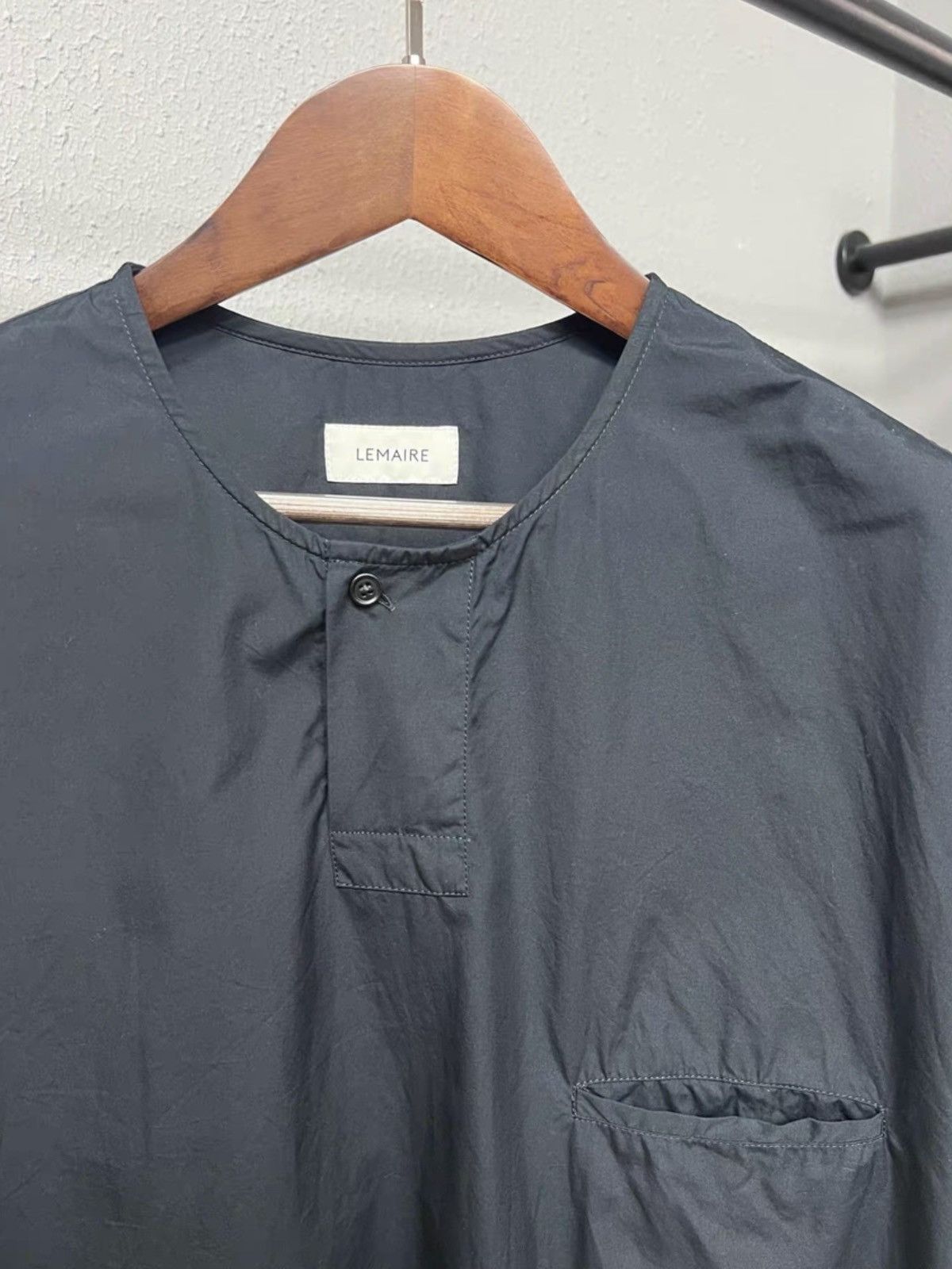 Lemaire Lemaire short sleeve sandwashed silk shirt Size US L / EU 52-54 / 3 - 3 Thumbnail
