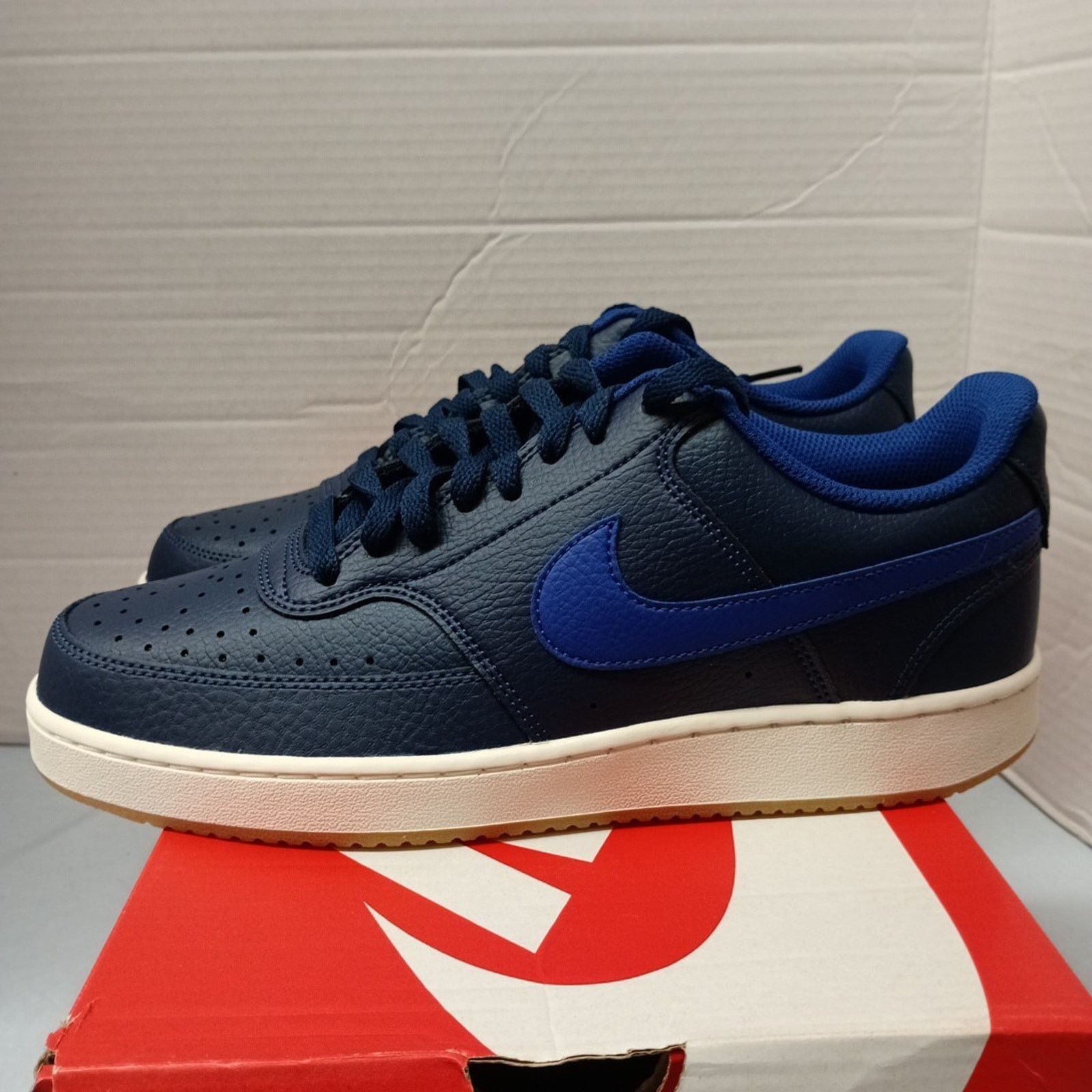 Nike Nike Court Vision Low Shoes Midnight Navy Men's Size 9 Blue Size US 9 / EU 42 - 3 Thumbnail